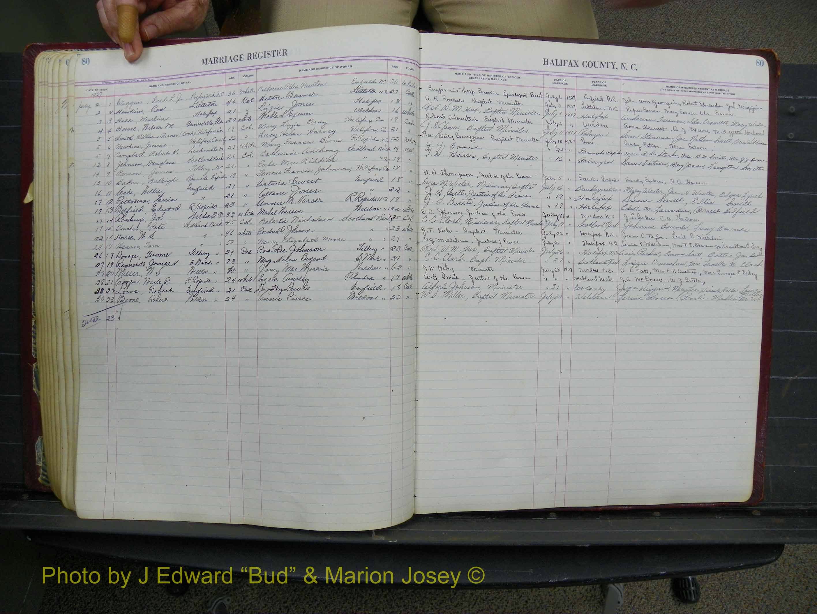 Halifax Marriage Book 11, 1931-1938 P 080.JPG