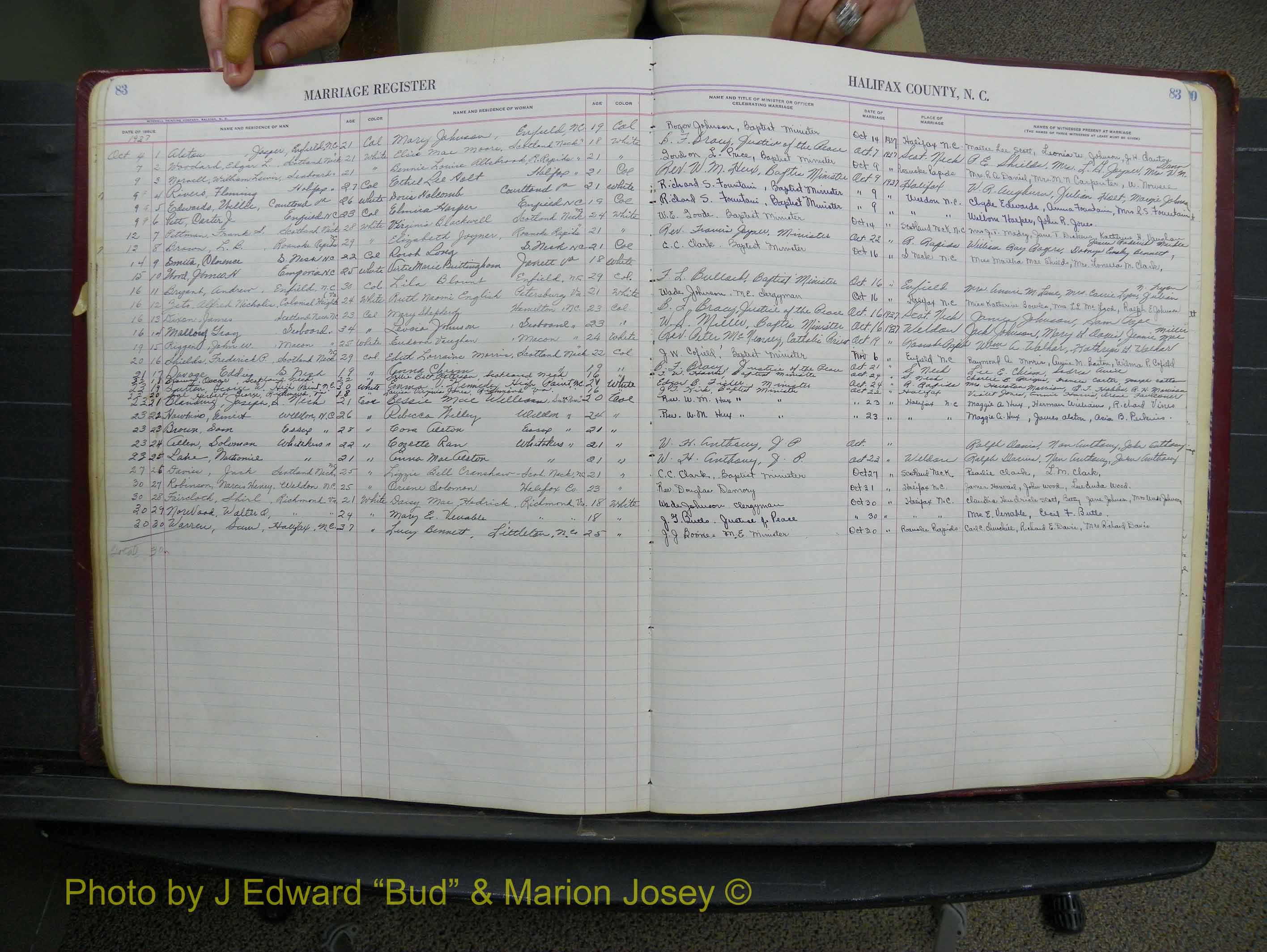 Halifax Marriage Book 11, 1931-1938 P 083.JPG