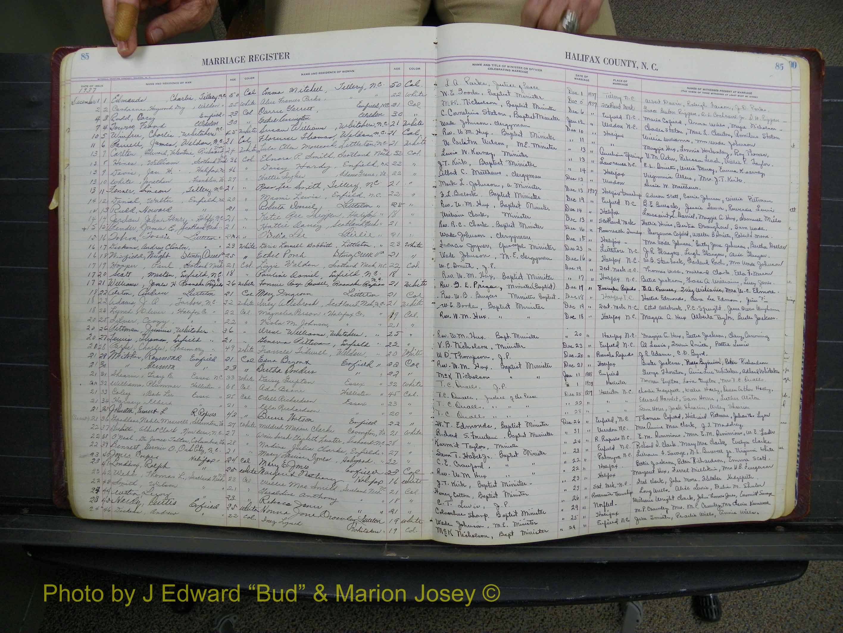 Halifax Marriage Book 11, 1931-1938 P 085.JPG