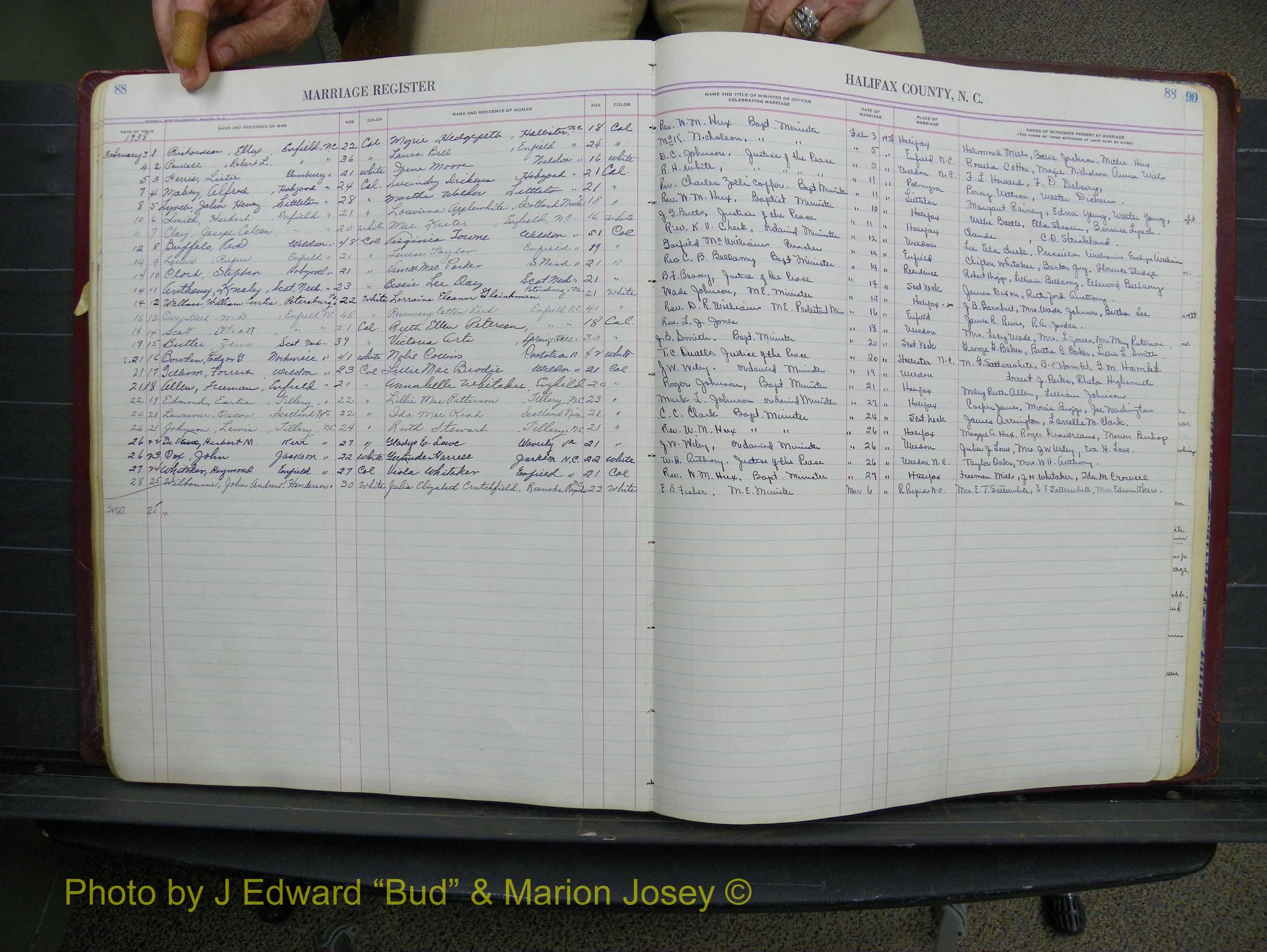 Halifax Marriage Book 11, 1931-1938 P 088.JPG