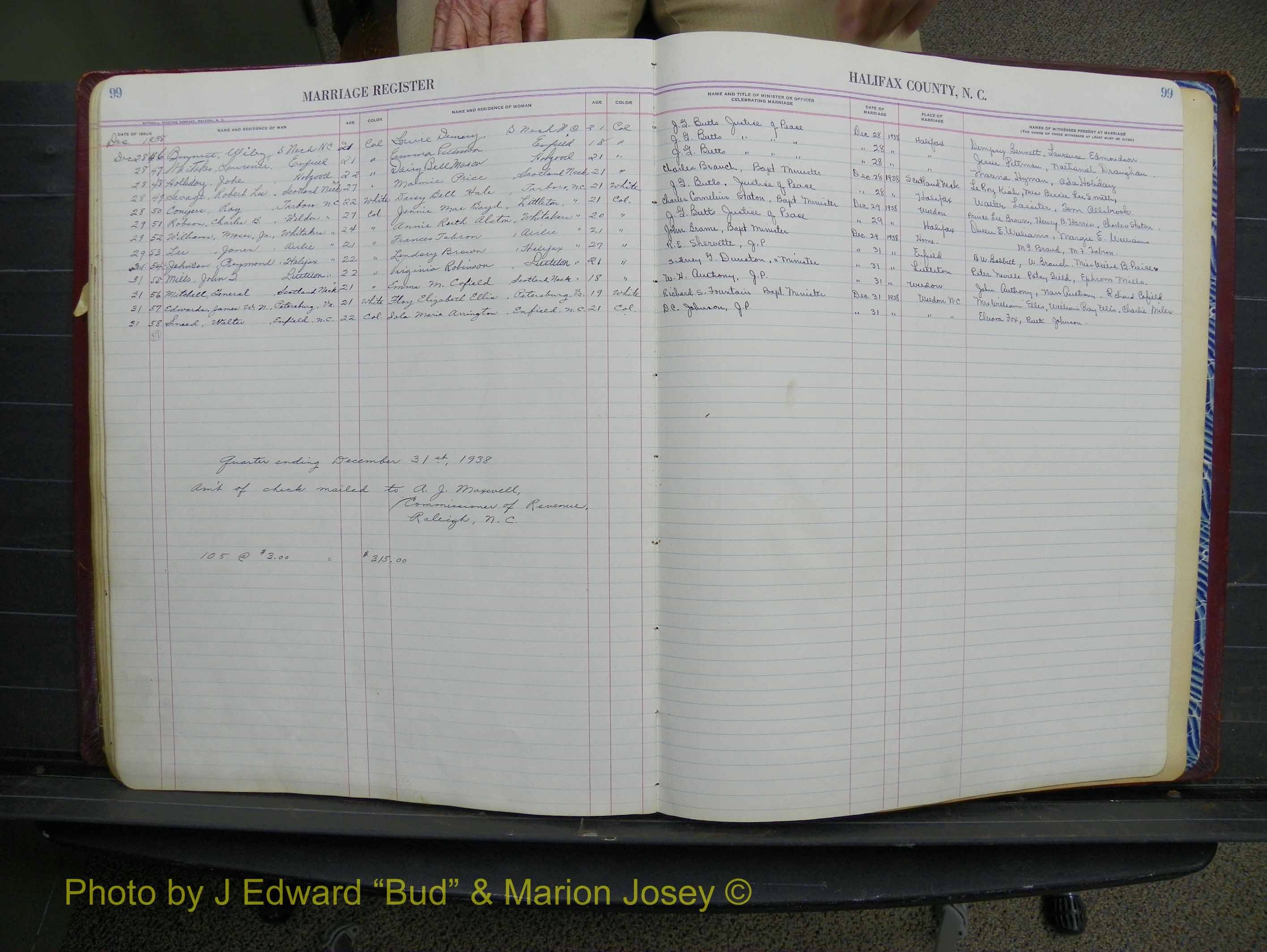 Halifax Marriage Book 11, 1931-1938 P 099.JPG