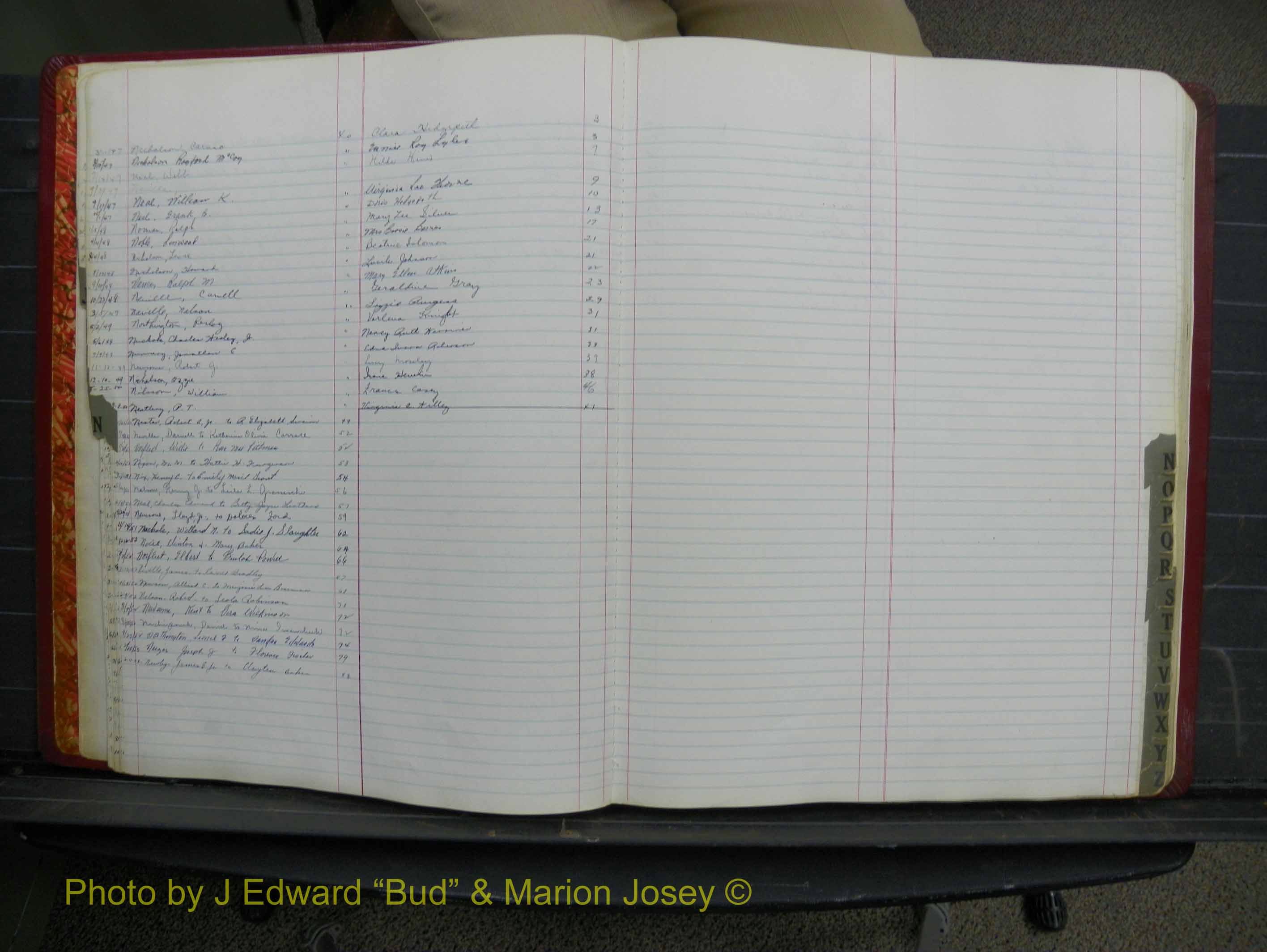 Halifax Marriage Book 12, 1939-1946 Index N.JPG