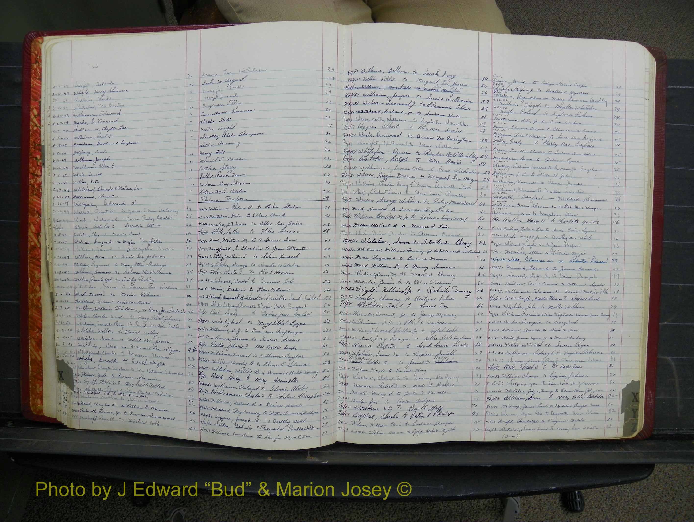 Halifax Marriage Book 12, 1939-1946 Index W2.JPG