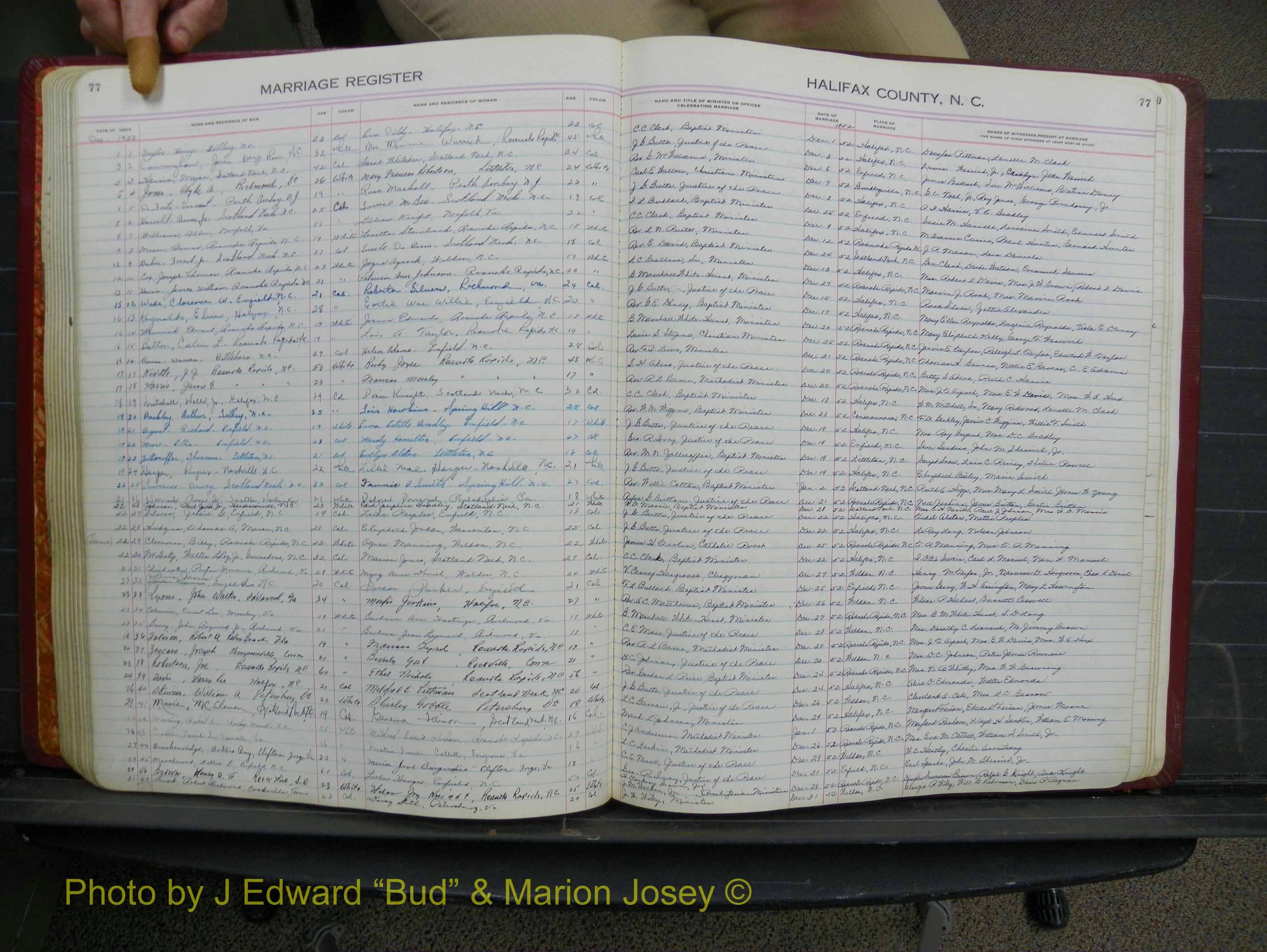 Halifax Marriage Book 12, 1939-1946 P 077.JPG
