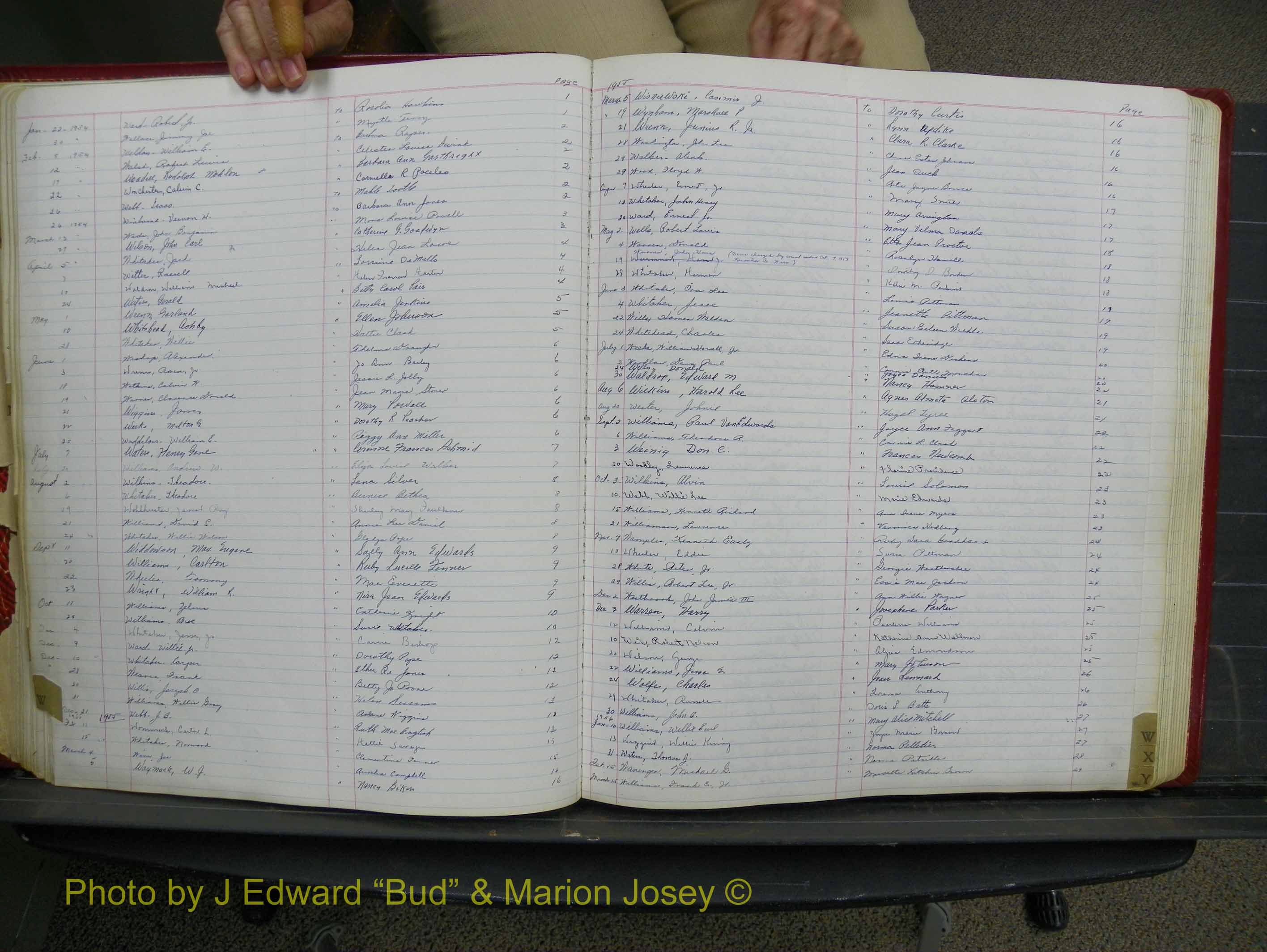 Halifax Marriage Book 14, 1954-1960  Index W.JPG