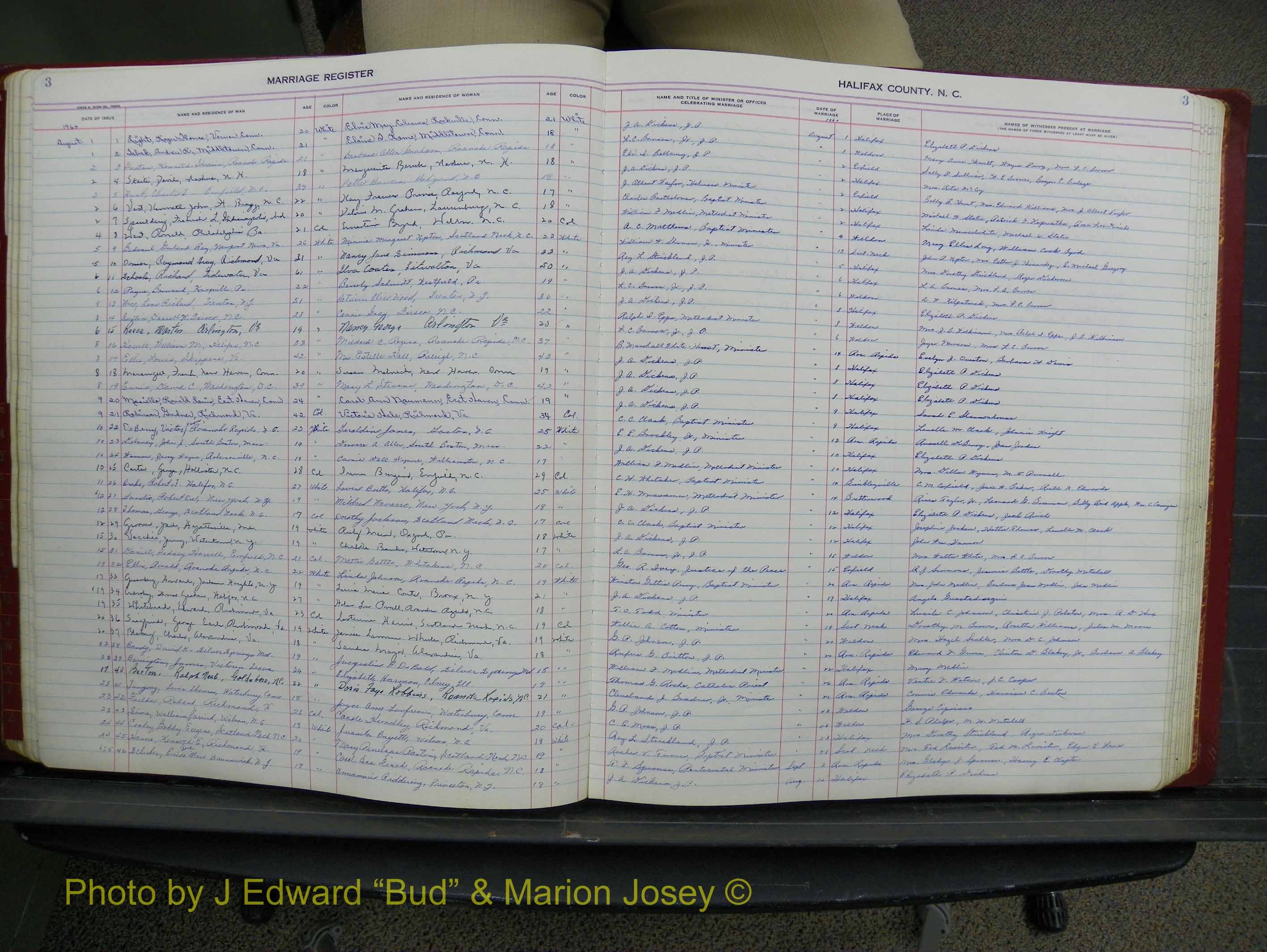Halifax Marriage Book 15, 1960-1964  P 003.JPG