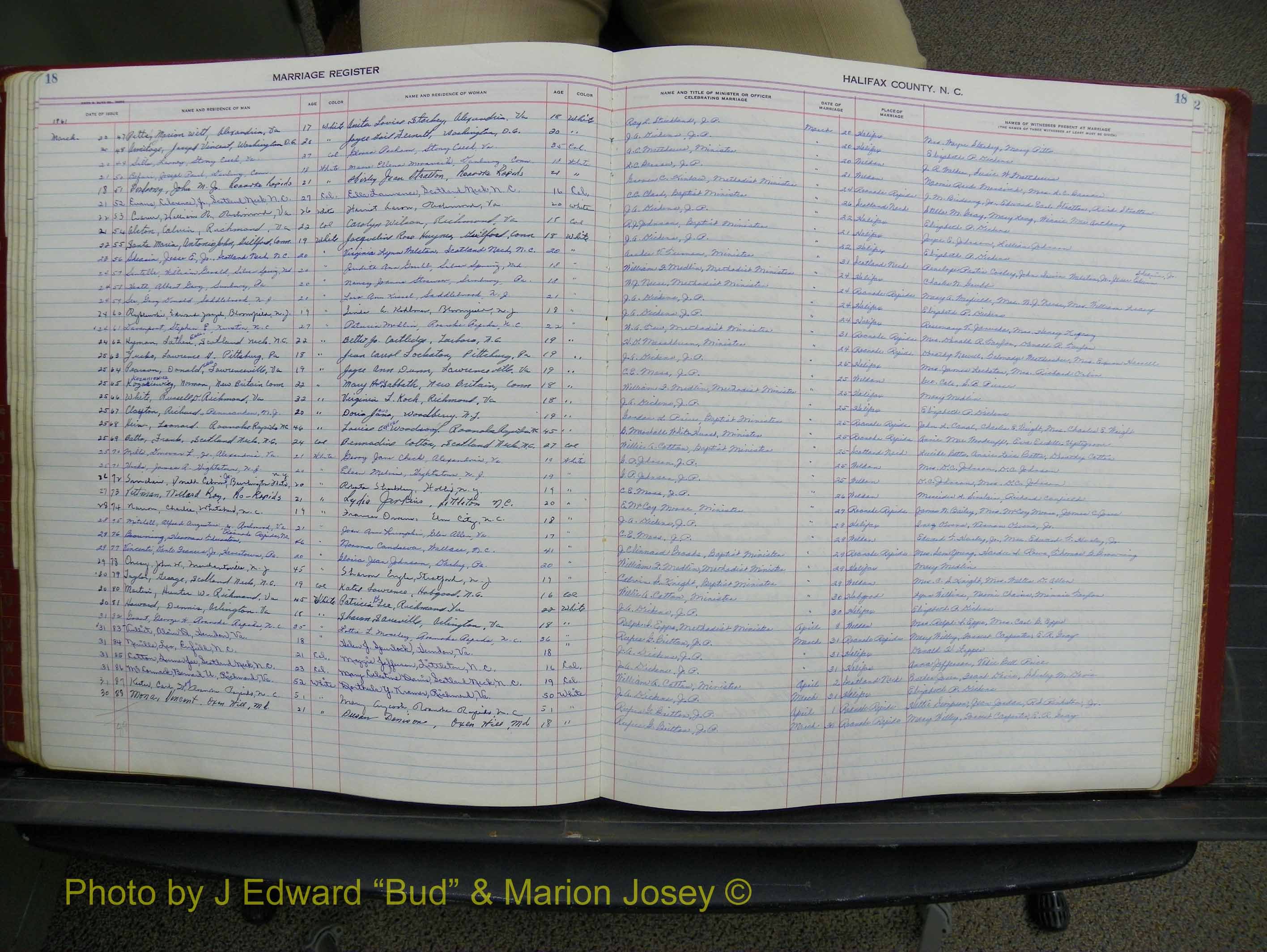 Halifax Marriage Book 15, 1960-1964  P 018.JPG