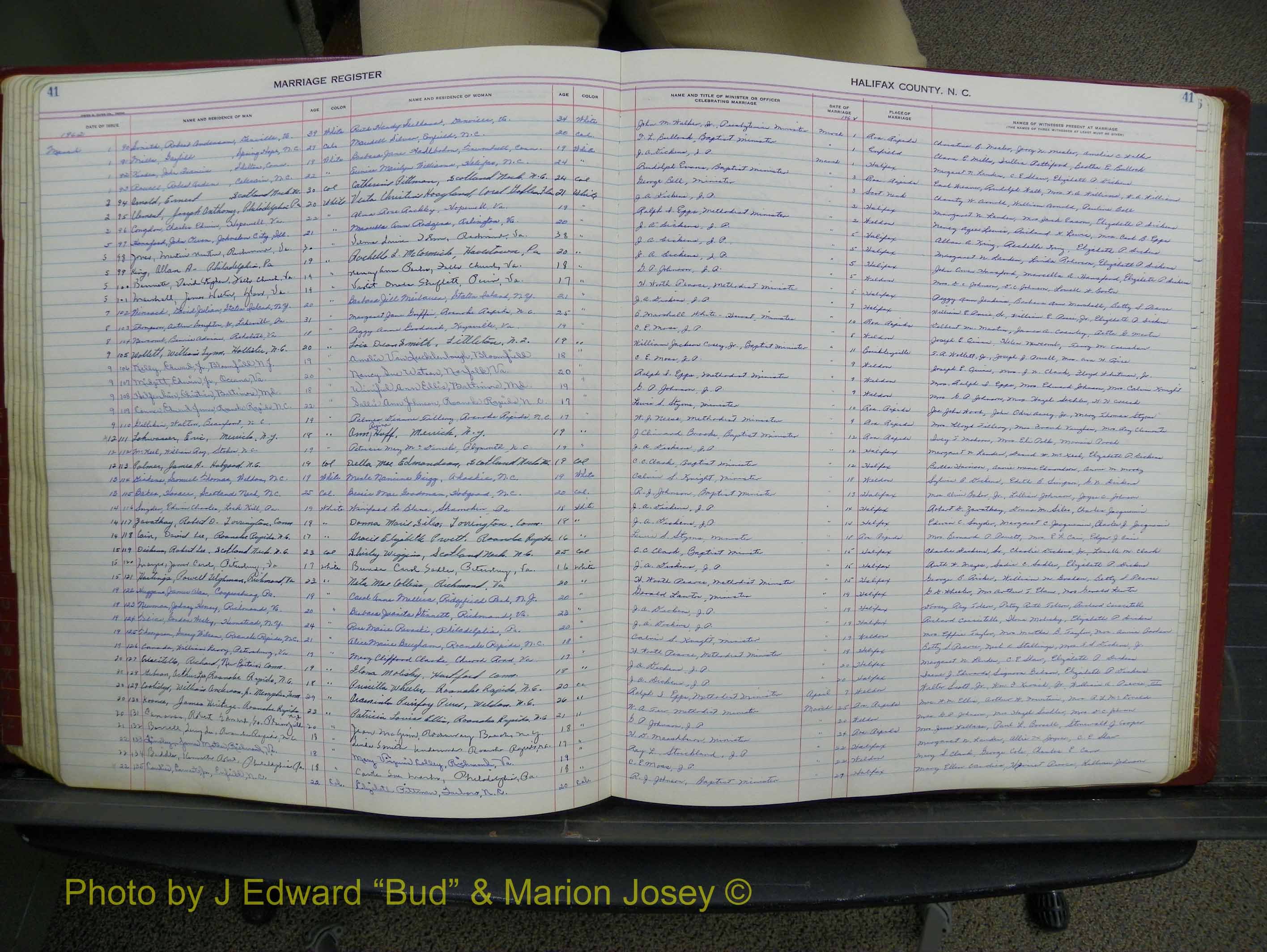 Halifax Marriage Book 15, 1960-1964  P 041.JPG