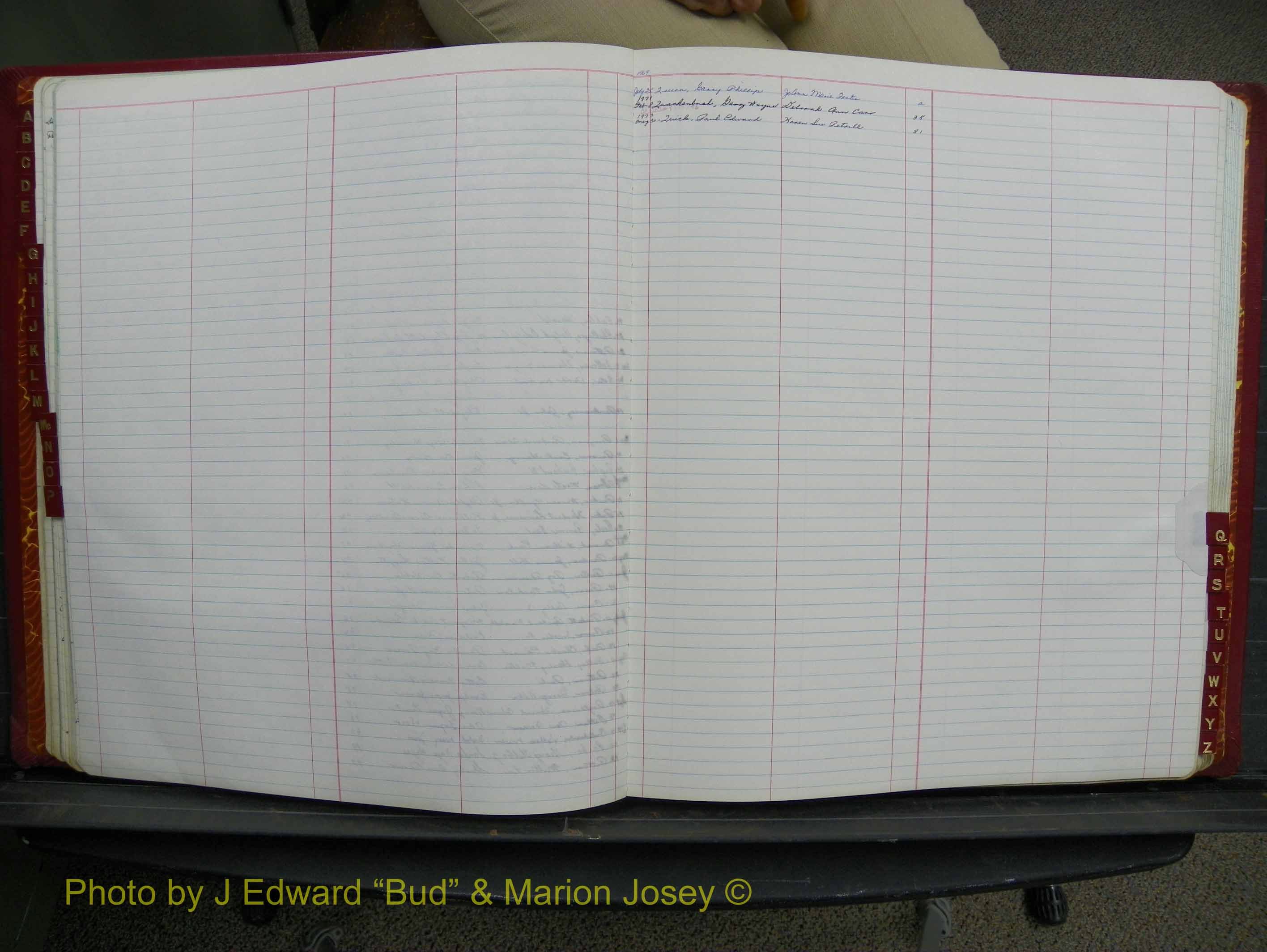 Halifax Marriage Book 17, 1969-1974 Index Q.JPG