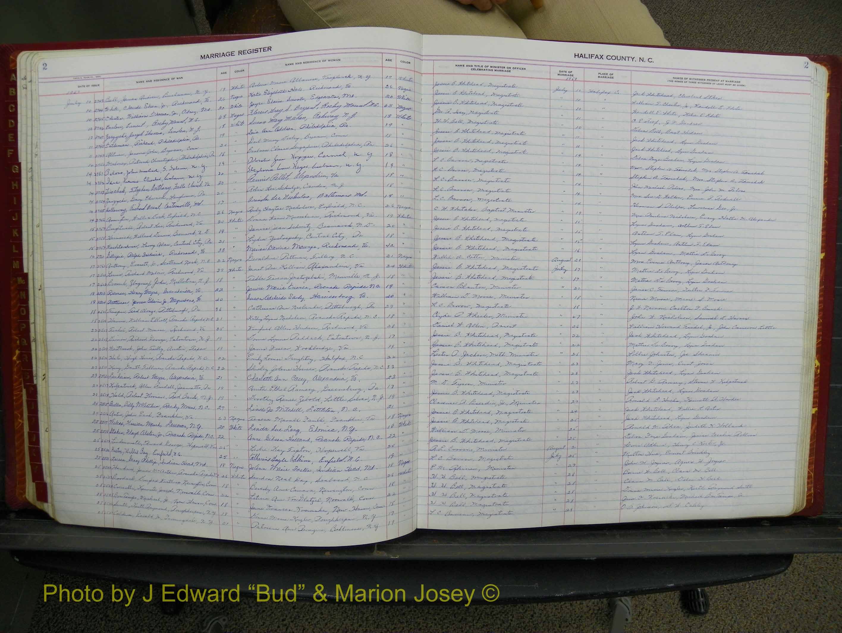 Halifax Marriage Book 17, 1969-1974 P 002.JPG