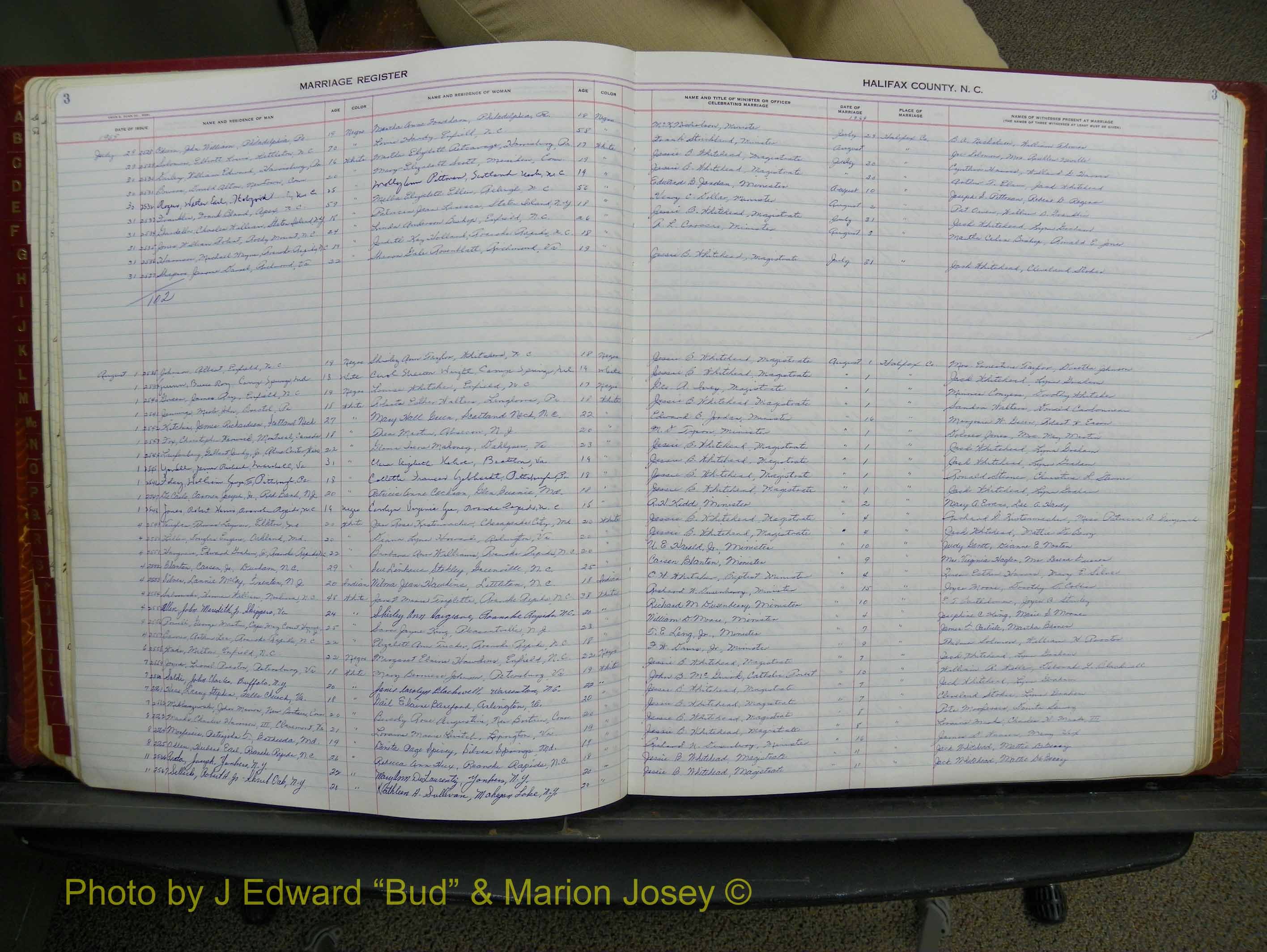 Halifax Marriage Book 17, 1969-1974 P 003.JPG