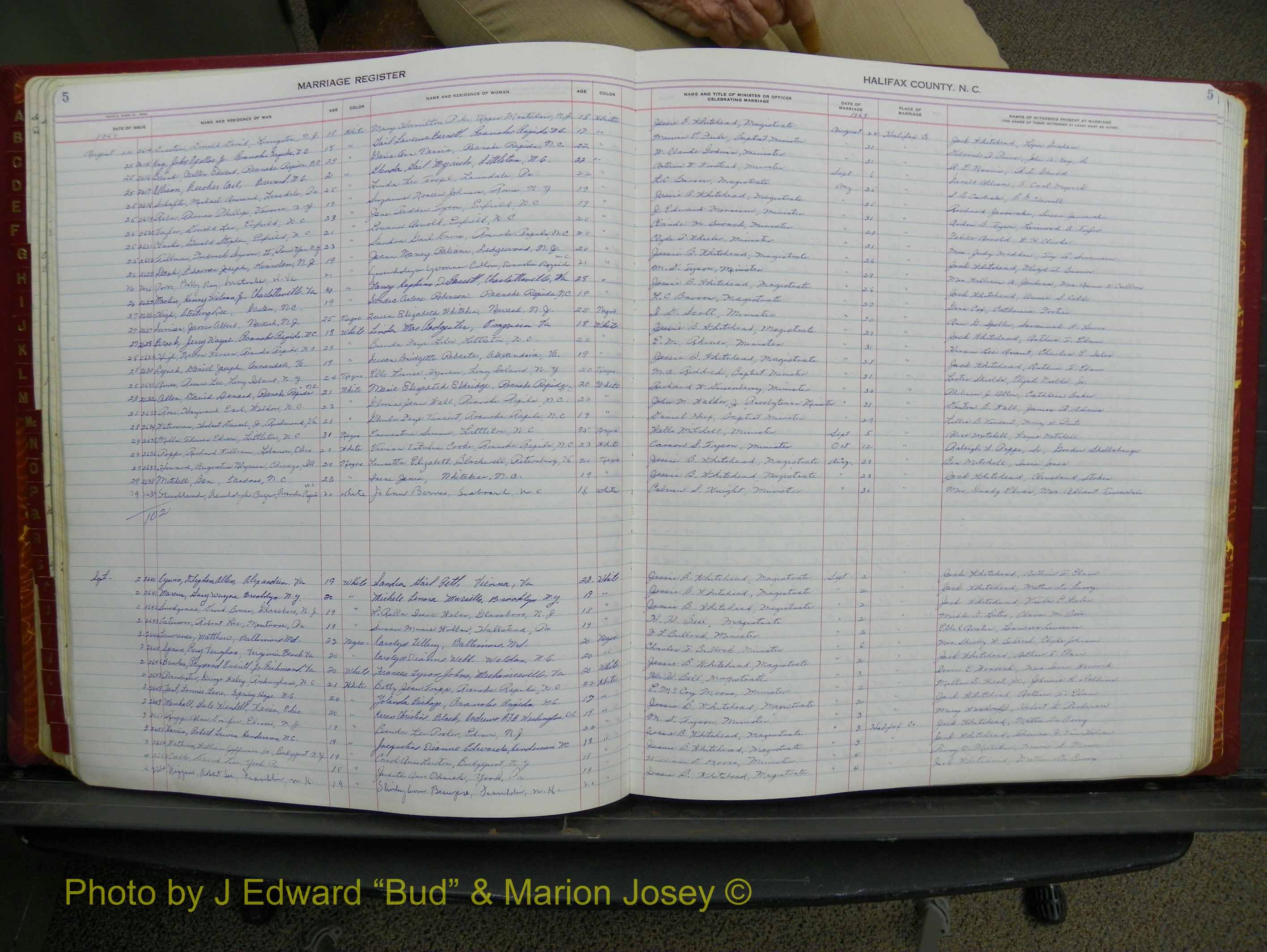 Halifax Marriage Book 17, 1969-1974 P 005.JPG