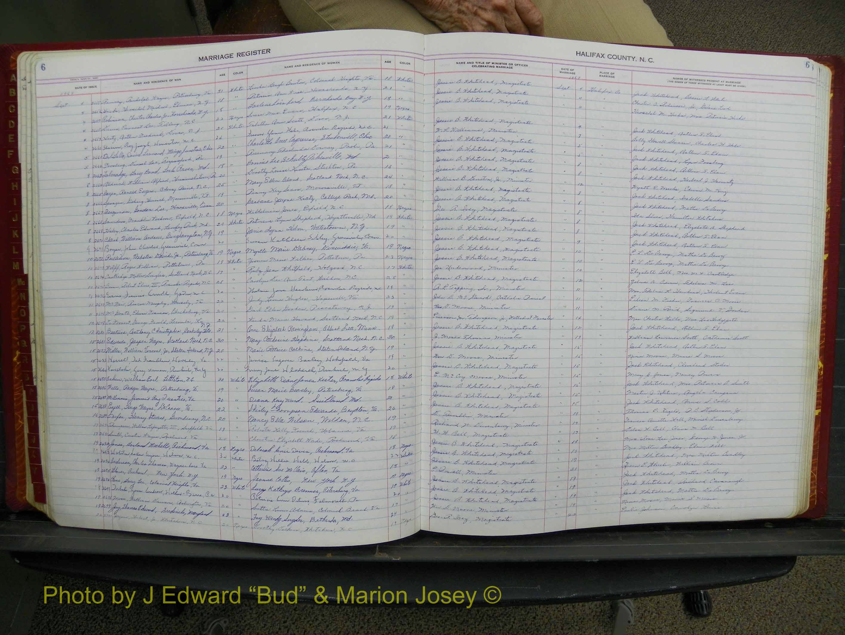 Halifax Marriage Book 17, 1969-1974 P 006.JPG