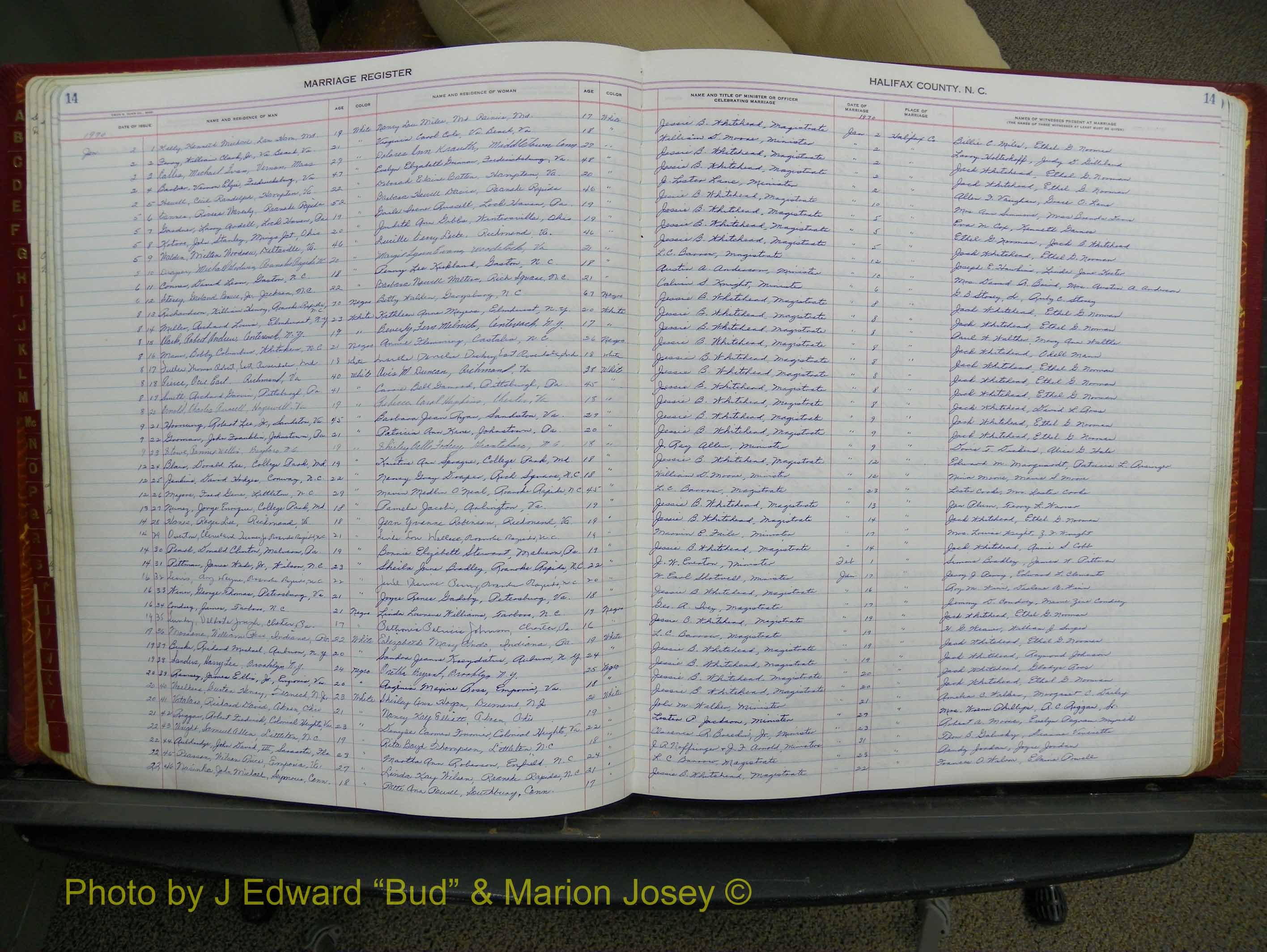Halifax Marriage Book 17, 1969-1974 P 014.JPG