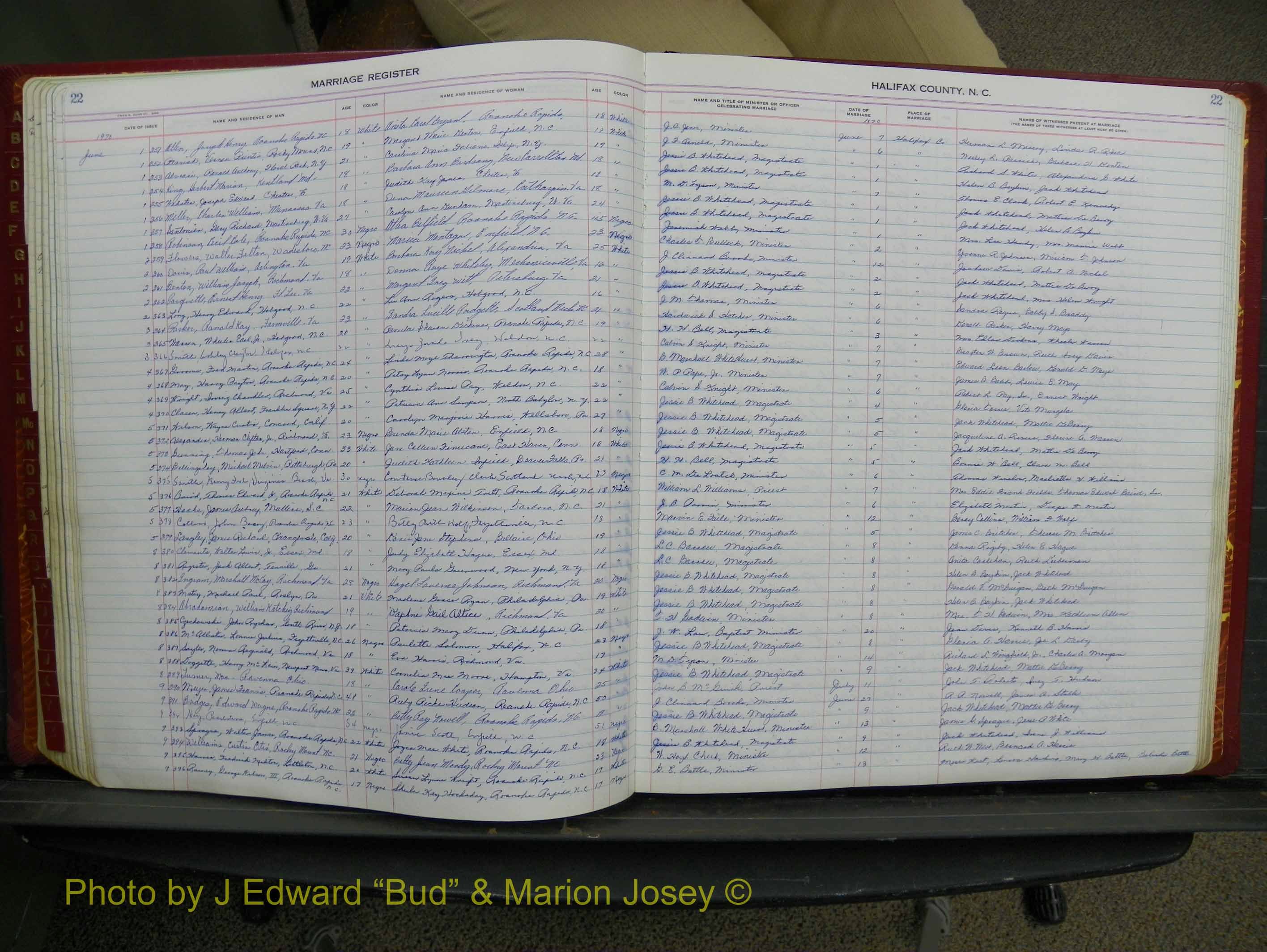 Halifax Marriage Book 17, 1969-1974 P 022.JPG