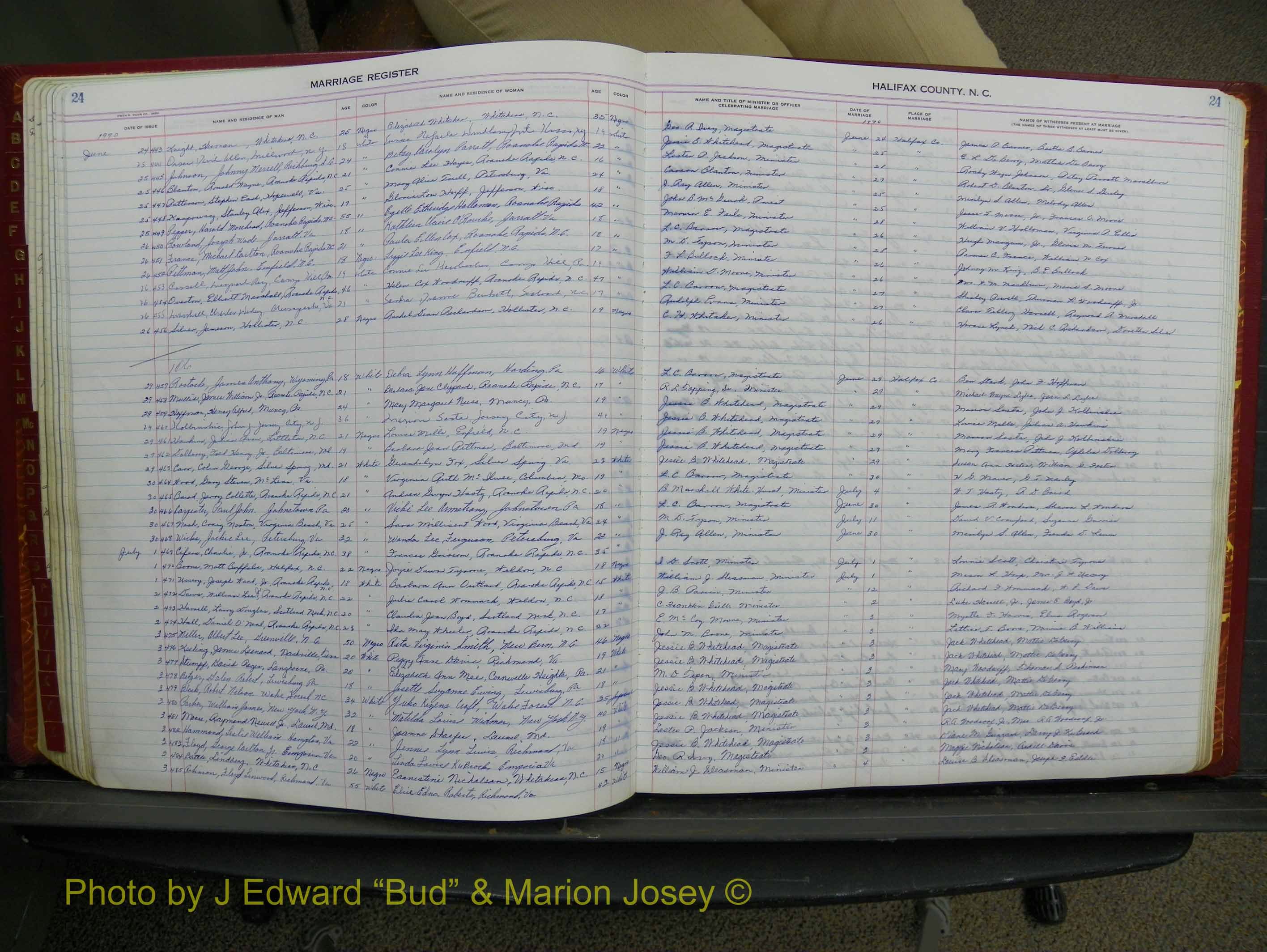 Halifax Marriage Book 17, 1969-1974 P 024.JPG