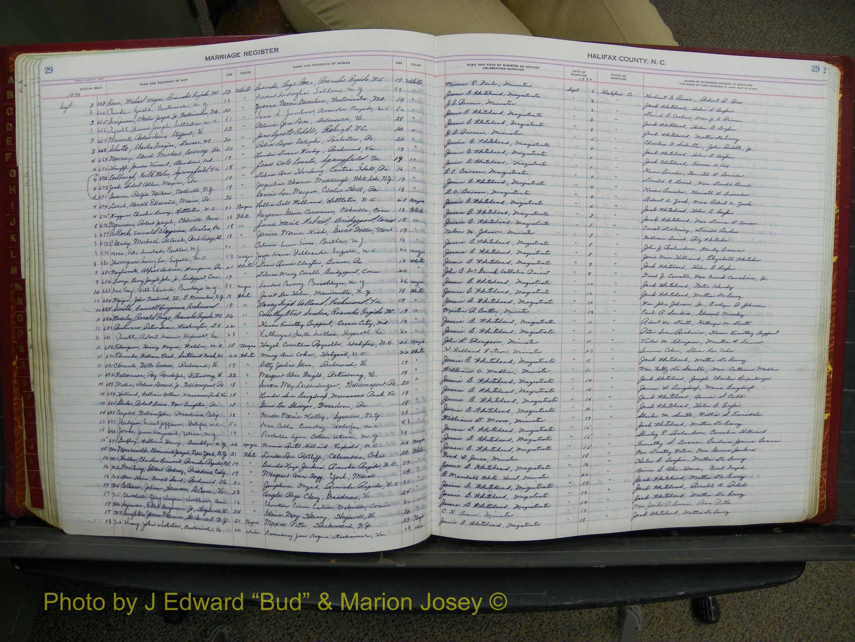 Halifax Marriage Book 17, 1969-1974 P 029.JPG