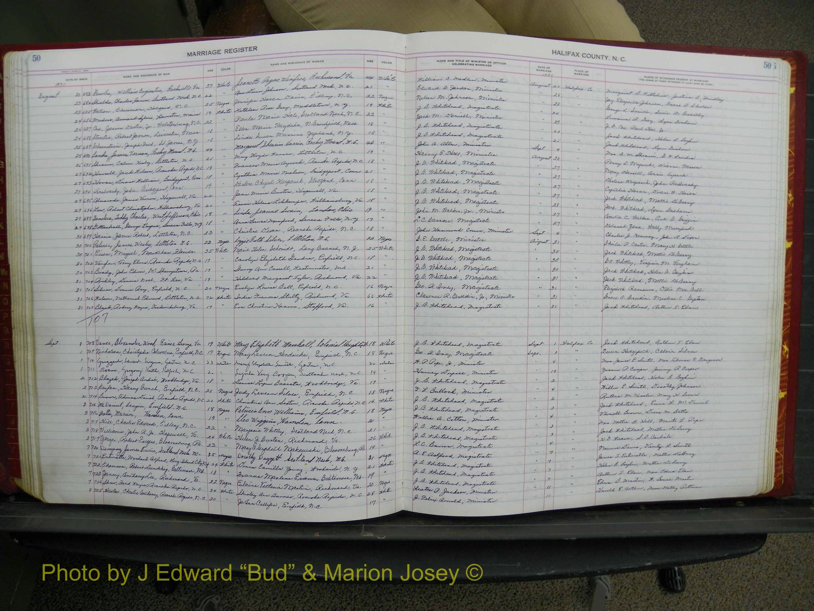 Halifax Marriage Book 17, 1969-1974 P 050.JPG