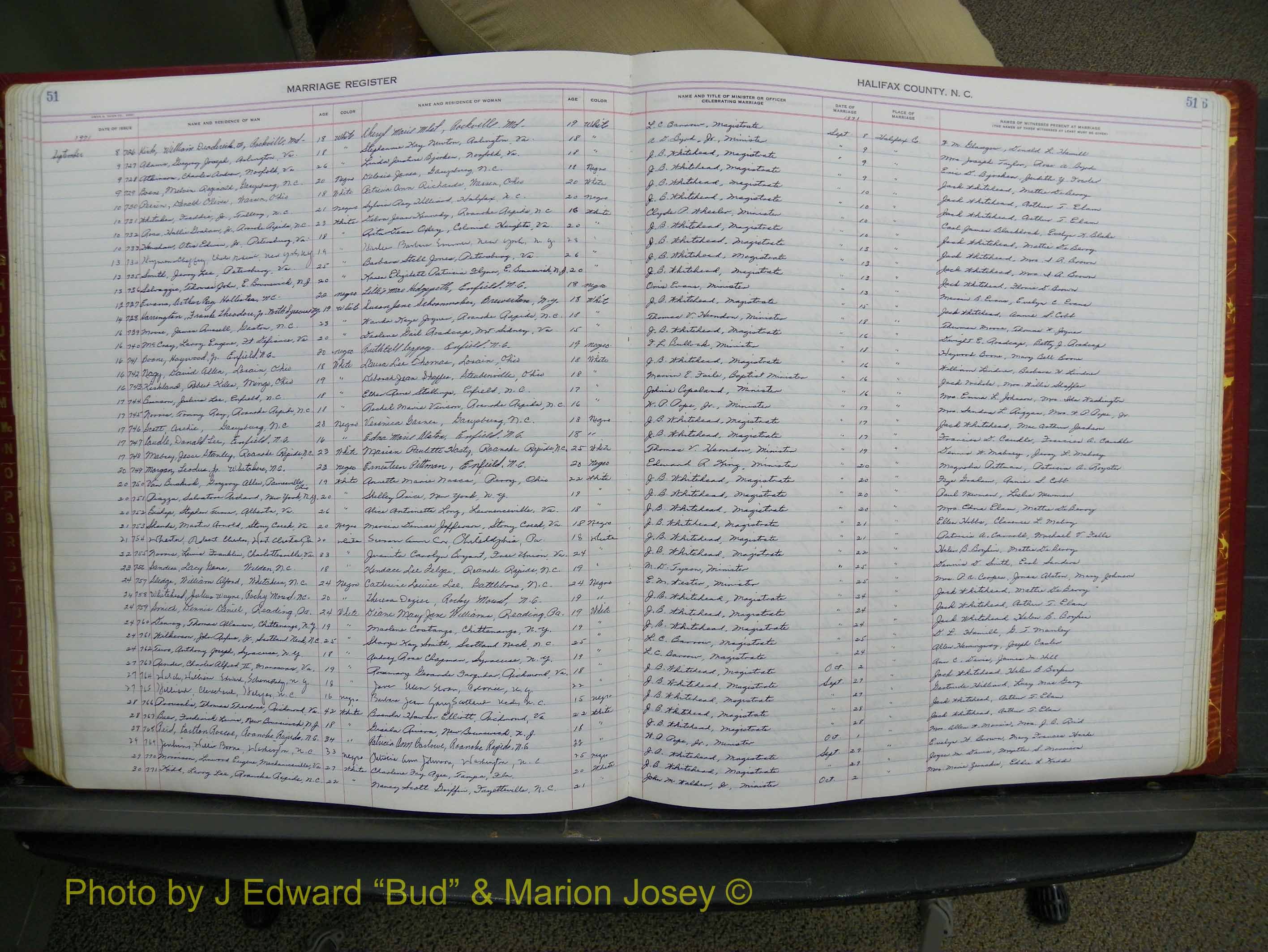 Halifax Marriage Book 17, 1969-1974 P 051.JPG