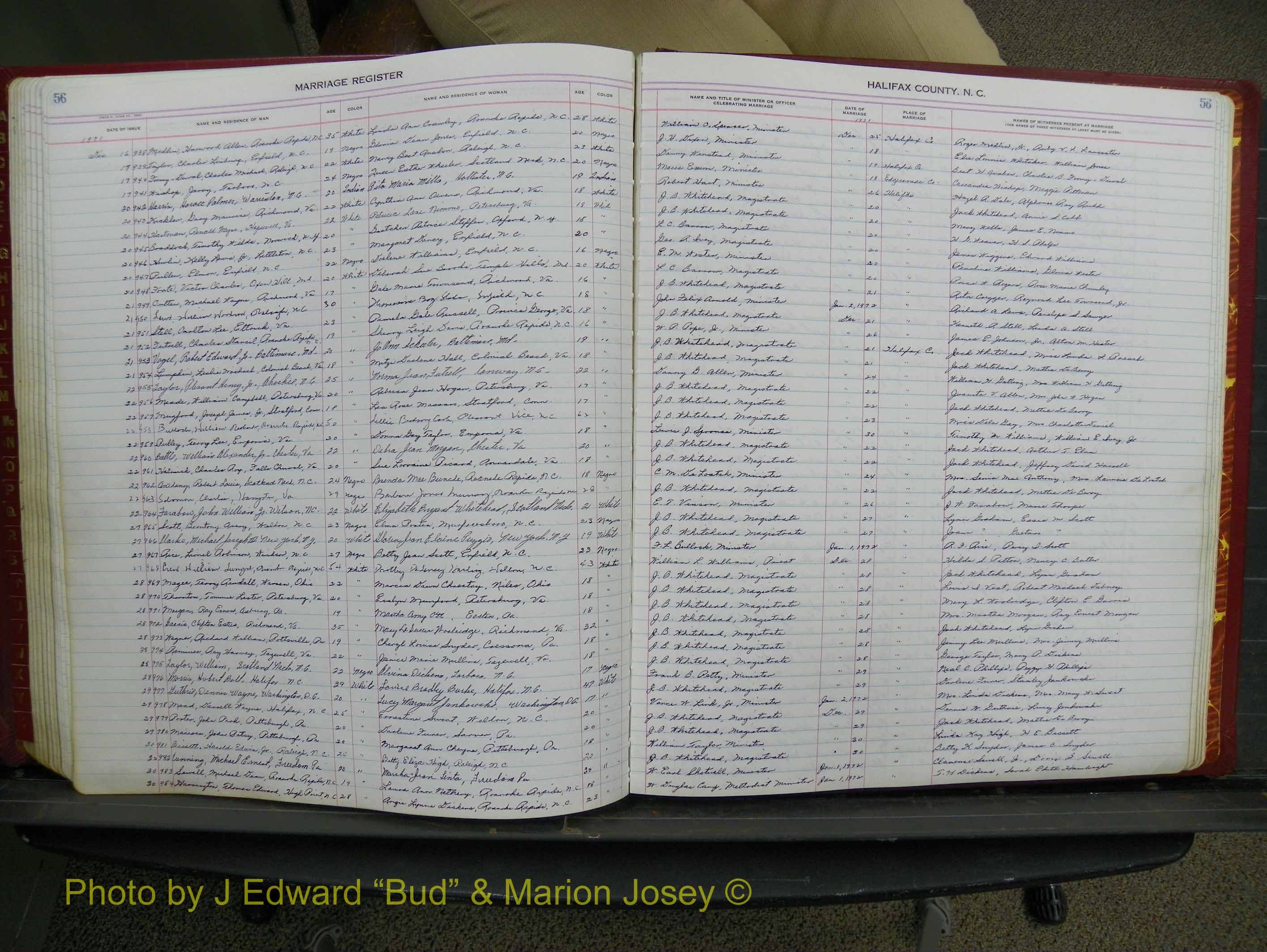 Halifax Marriage Book 17, 1969-1974 P 056.JPG