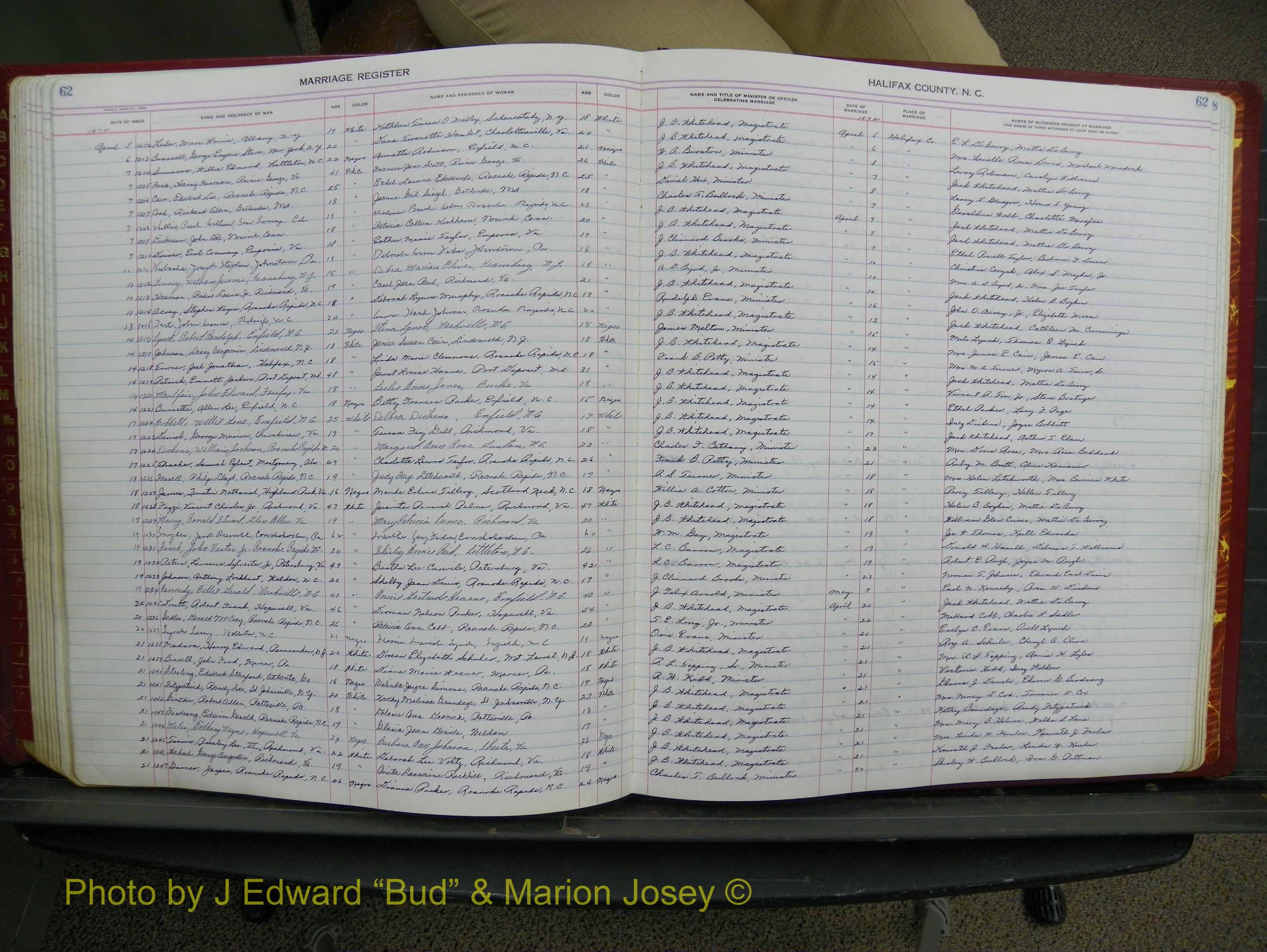 Halifax Marriage Book 17, 1969-1974 P 062.JPG