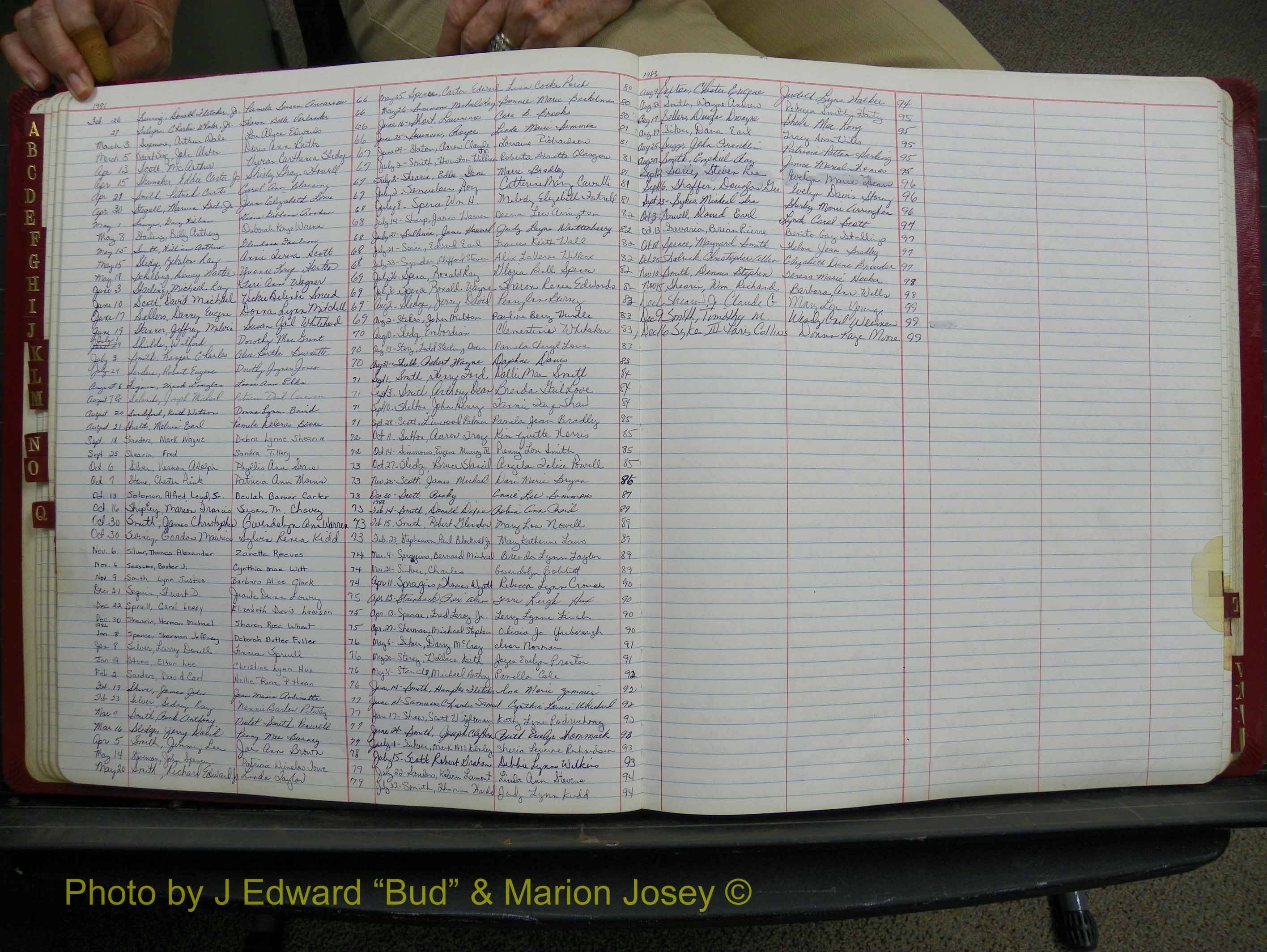 Halifax Marriage Book 18, 1975-1983 Index S2.JPG