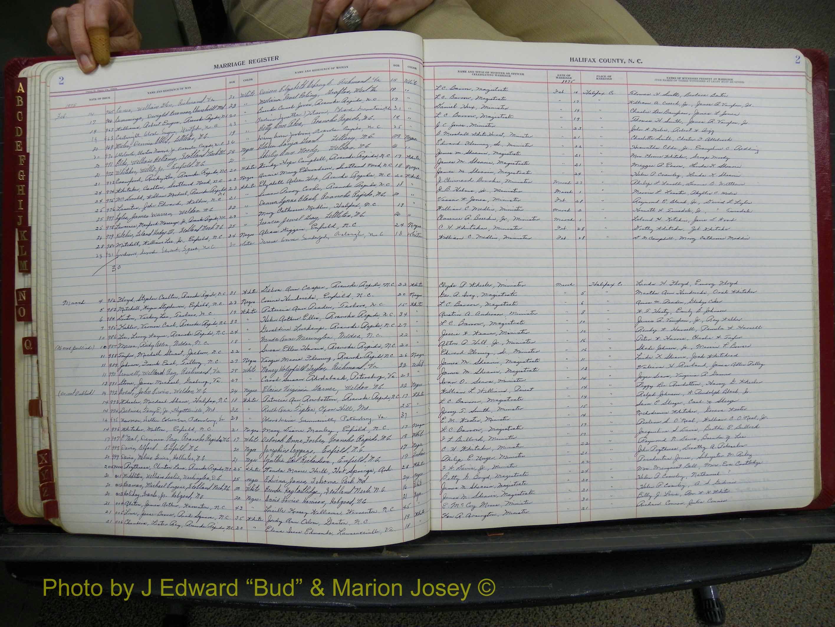 Halifax Marriage Book 18, 1975-1983 P 002.JPG