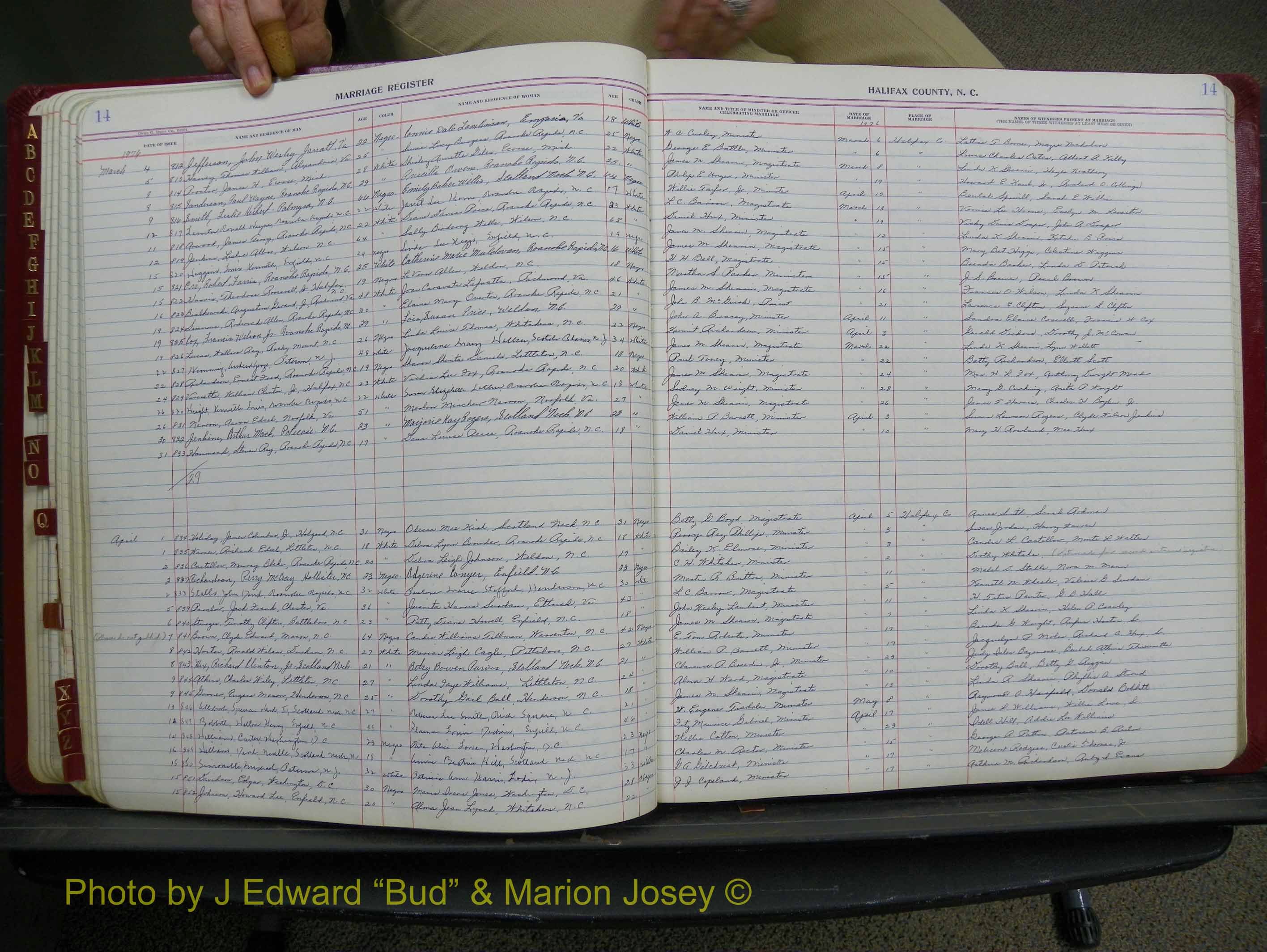 Halifax Marriage Book 18, 1975-1983 P 014.JPG