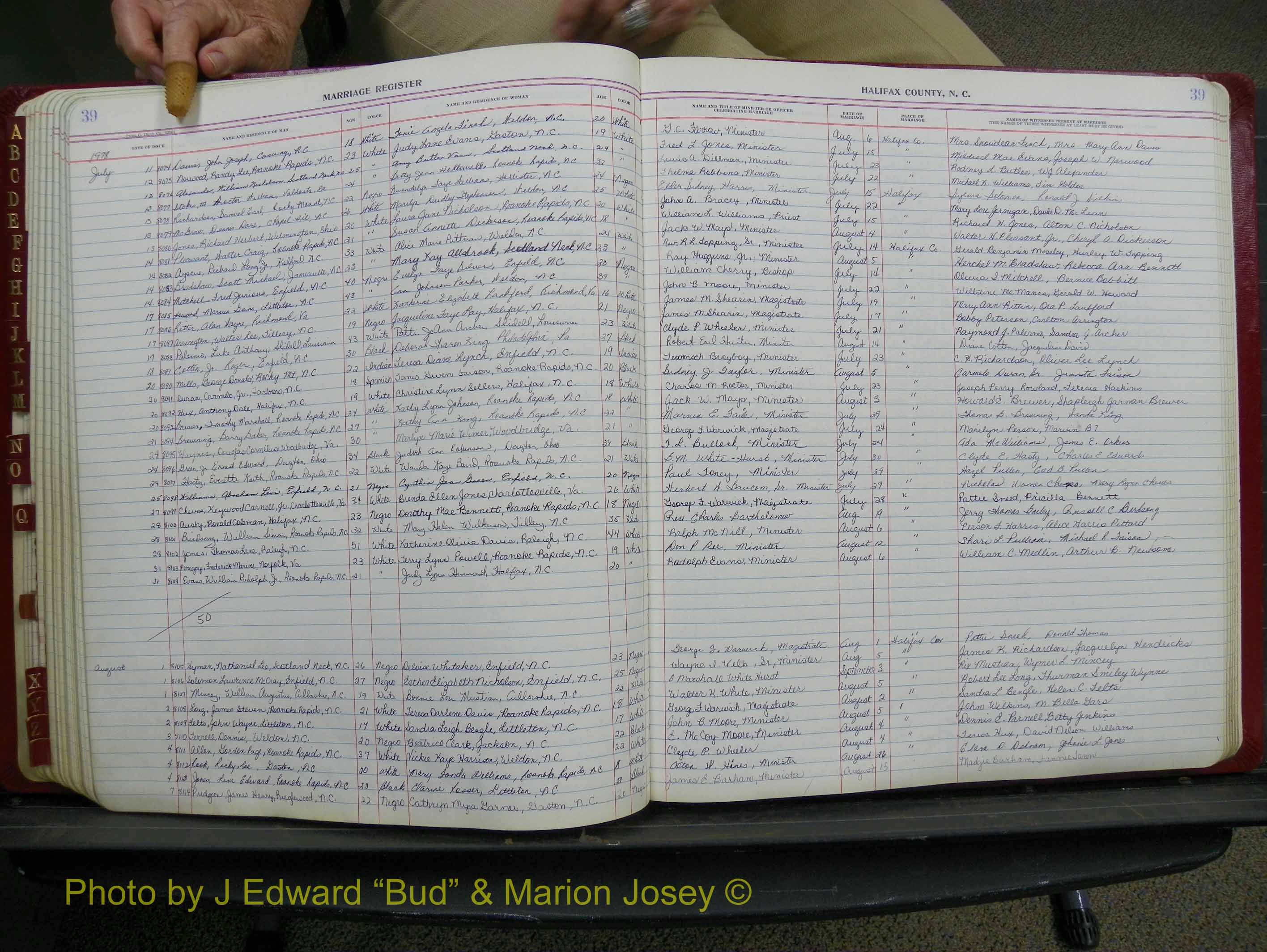 Halifax Marriage Book 18, 1975-1983 P 039.JPG