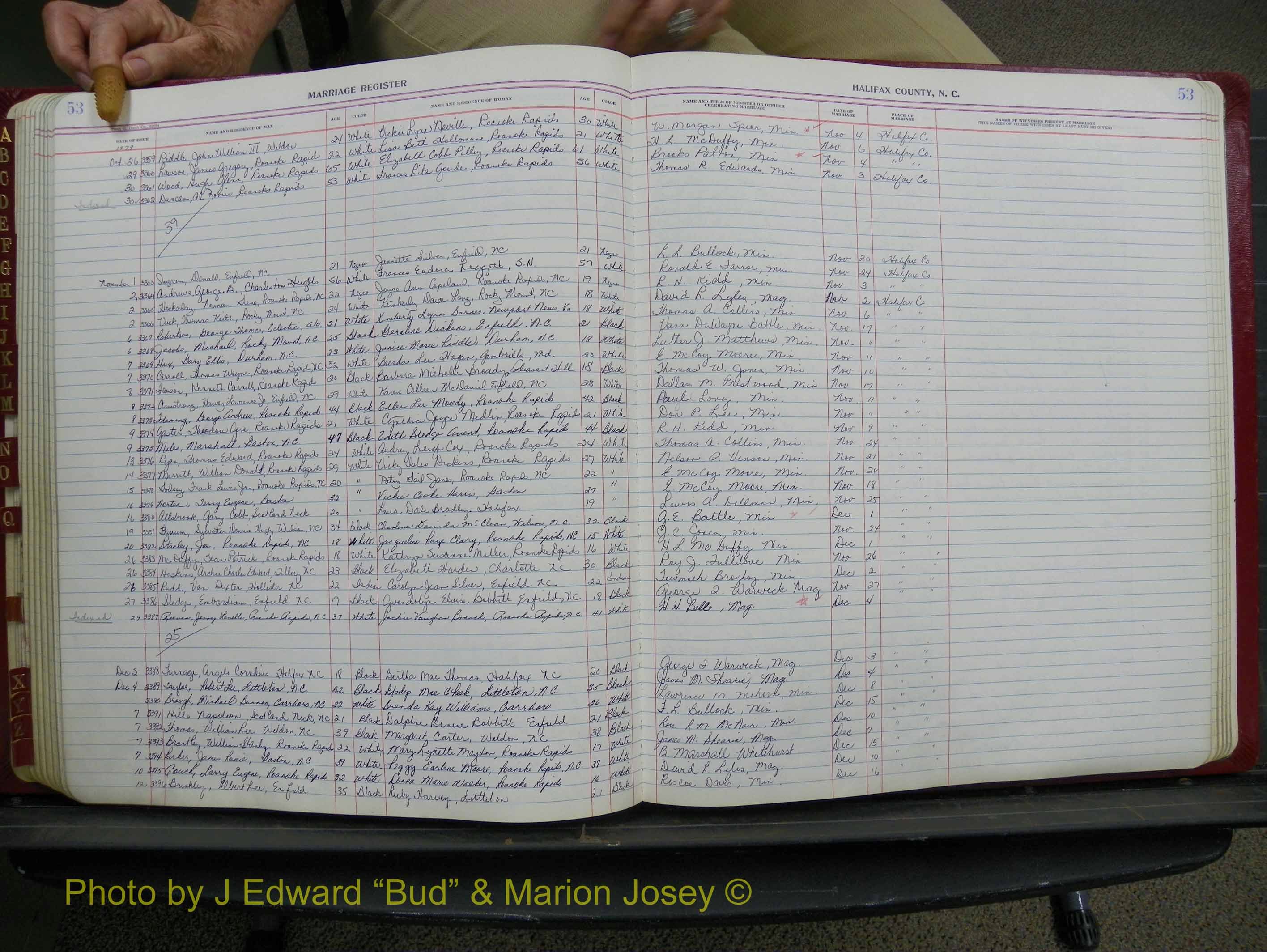 Halifax Marriage Book 18, 1975-1983 P 053.JPG