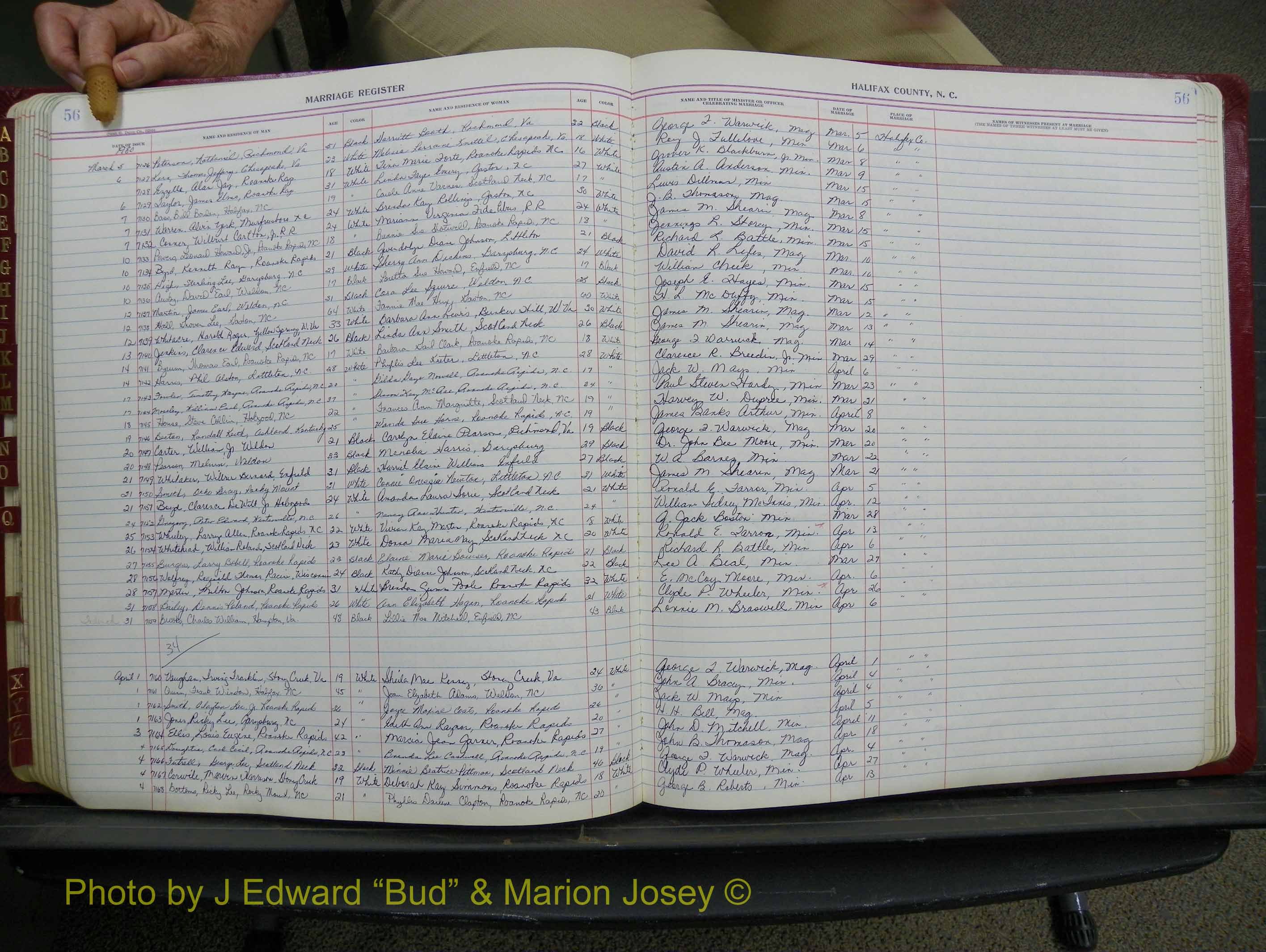 Halifax Marriage Book 18, 1975-1983 P 056.JPG