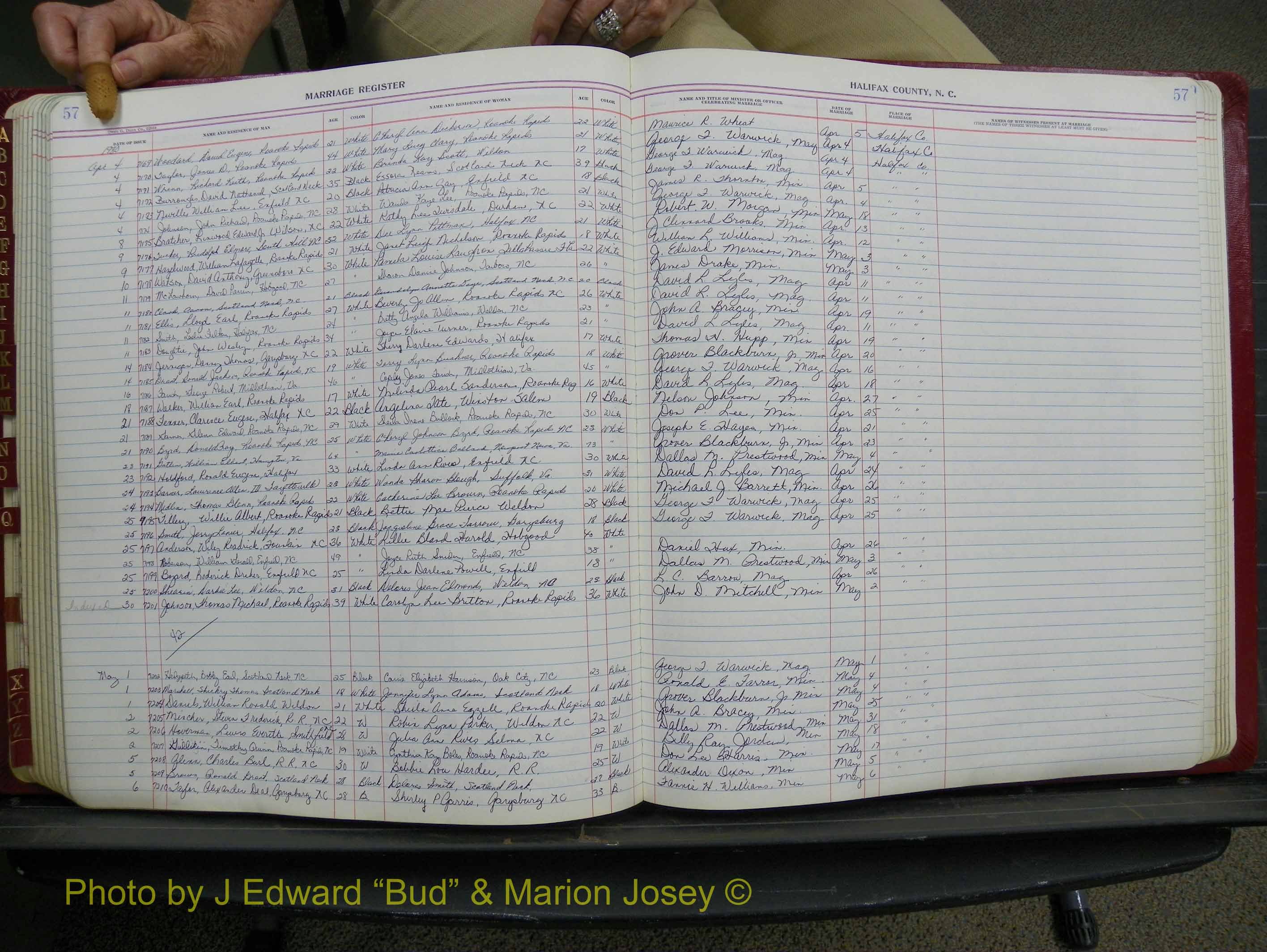 Halifax Marriage Book 18, 1975-1983 P 057.JPG