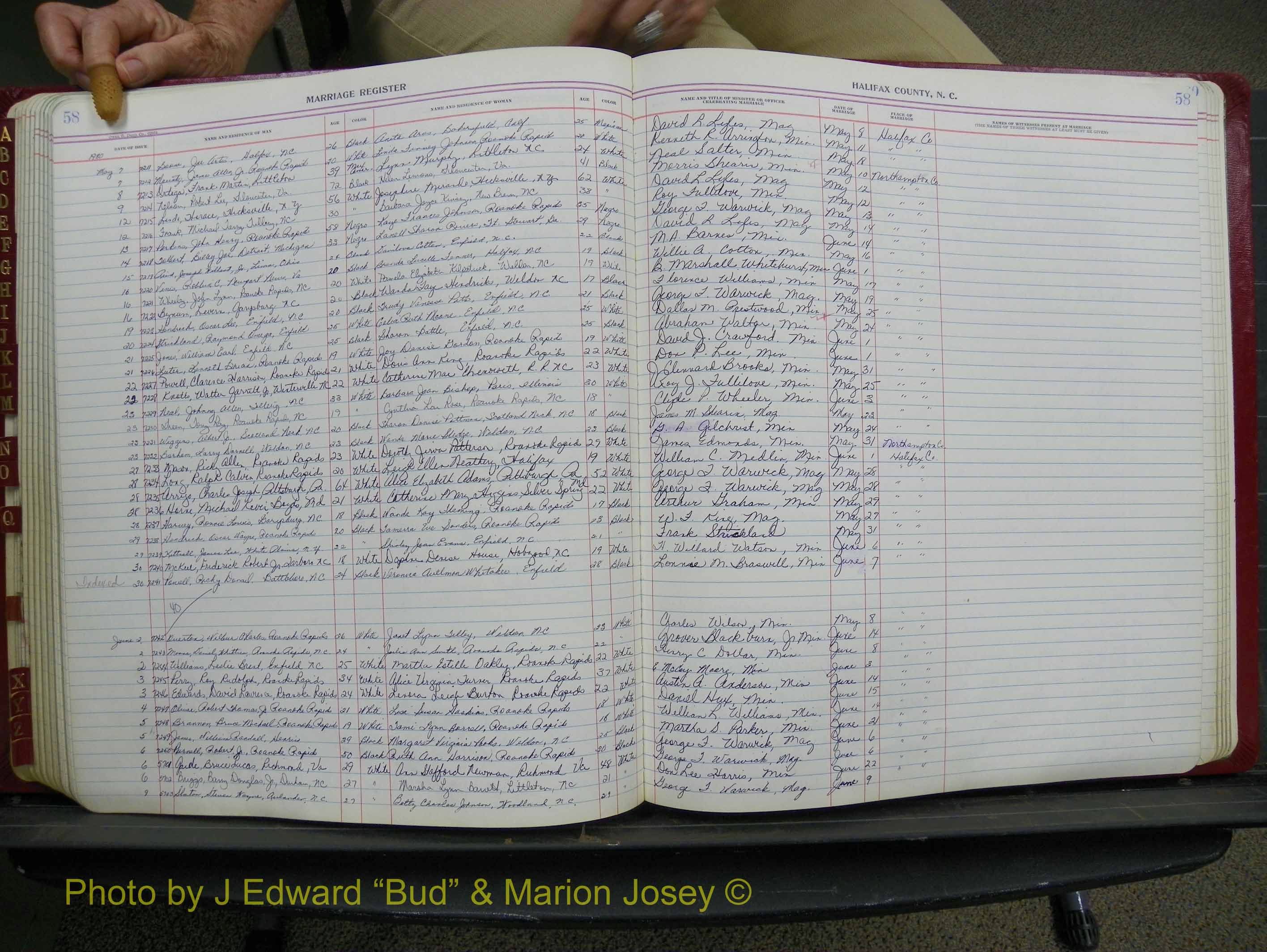 Halifax Marriage Book 18, 1975-1983 P 058.JPG