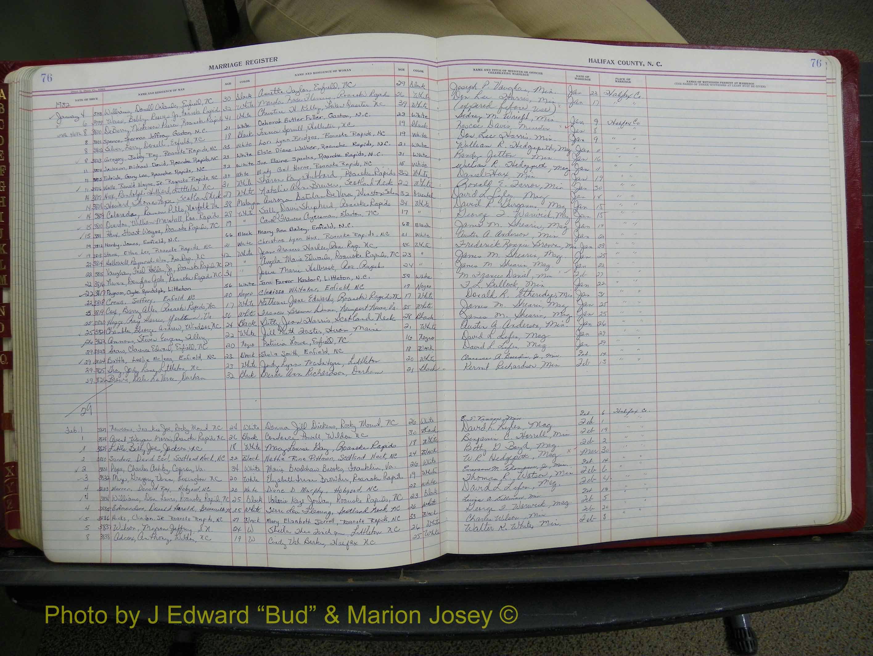Halifax Marriage Book 18, 1975-1983 P 076.JPG