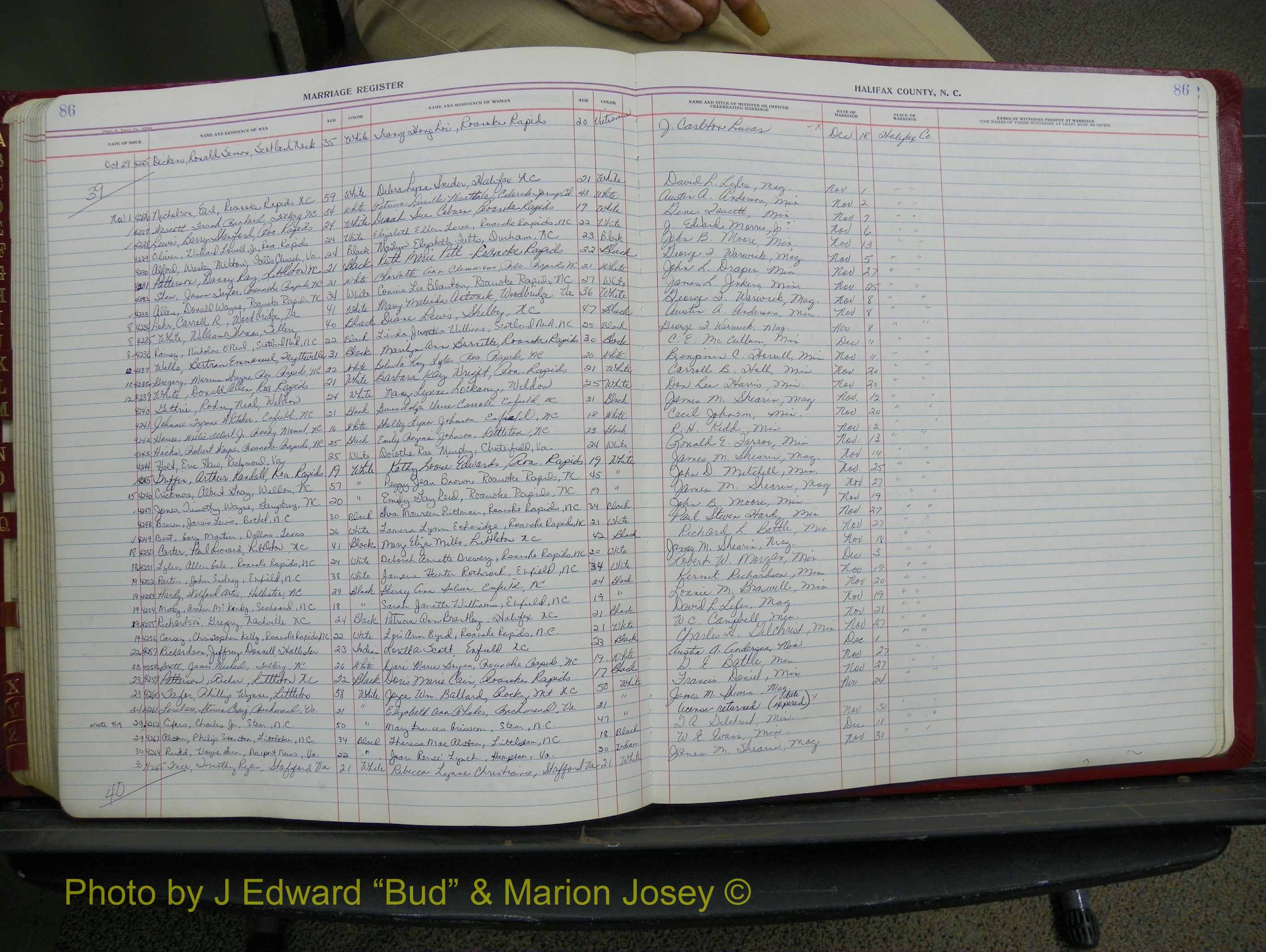Halifax Marriage Book 18, 1975-1983 P 086.JPG