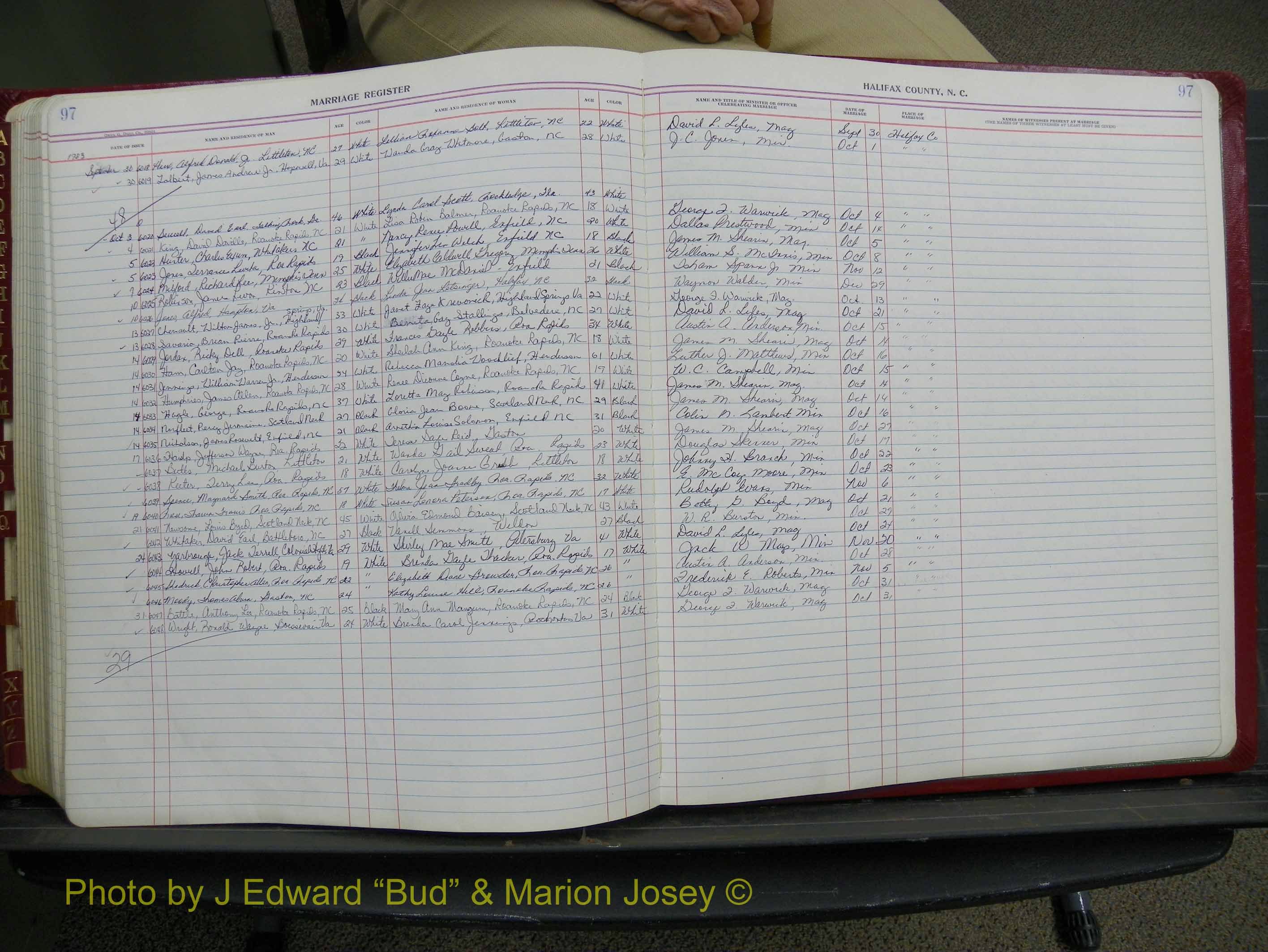 Halifax Marriage Book 18, 1975-1983 P 097.JPG