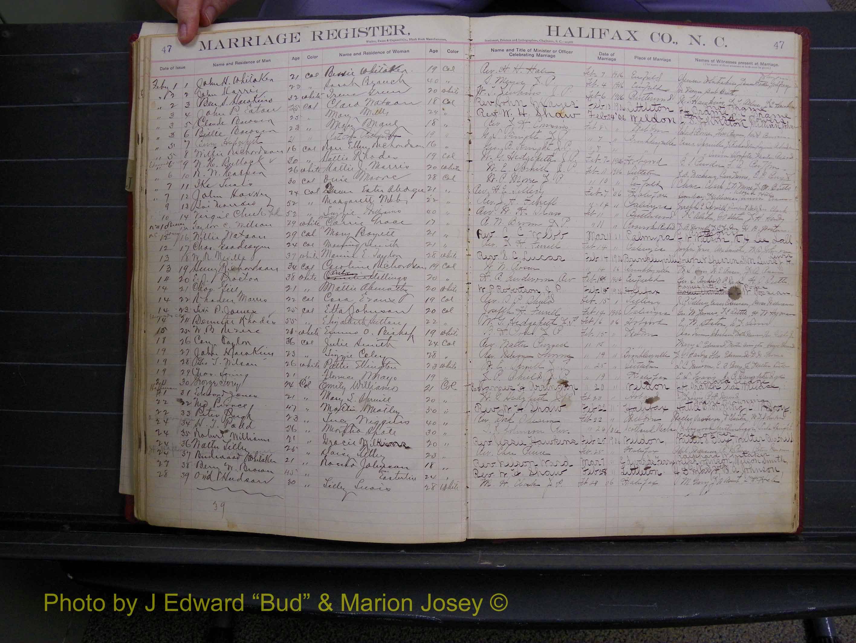 Halifax Marriage Book 6A, 1903-1909 P 47.JPG