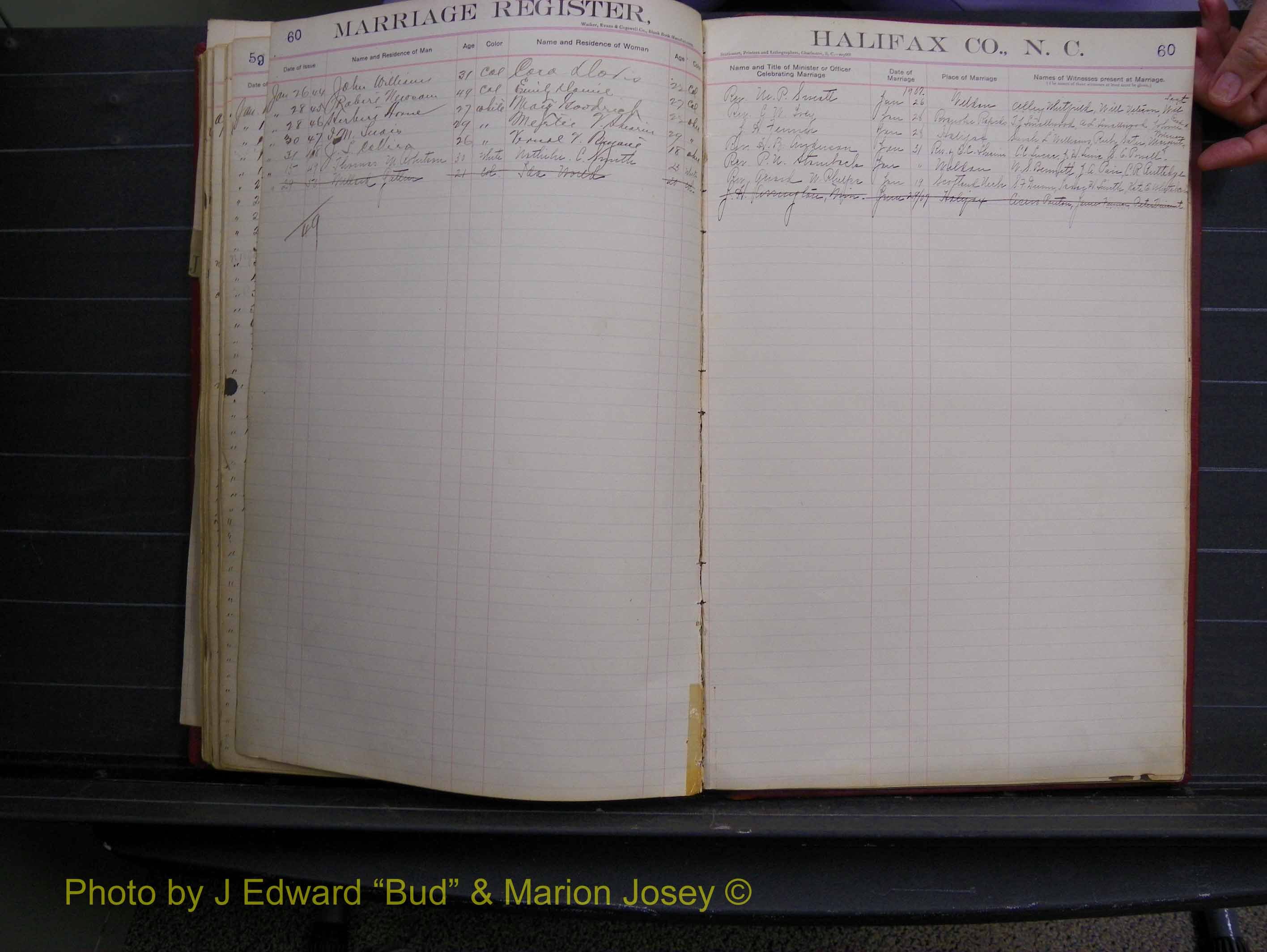 Halifax Marriage Book 6A, 1903-1909 P 60.JPG