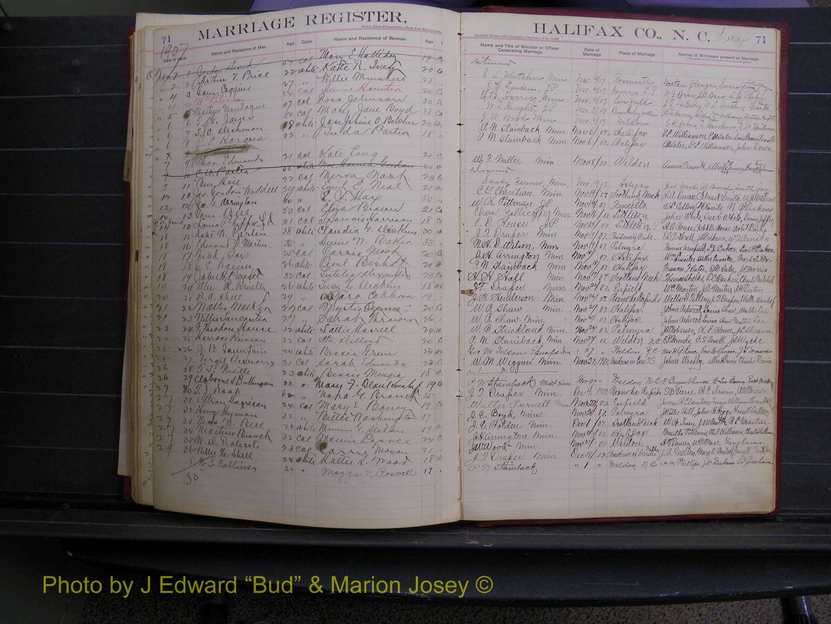 Halifax Marriage Book 6A, 1903-1909 P 71.JPG