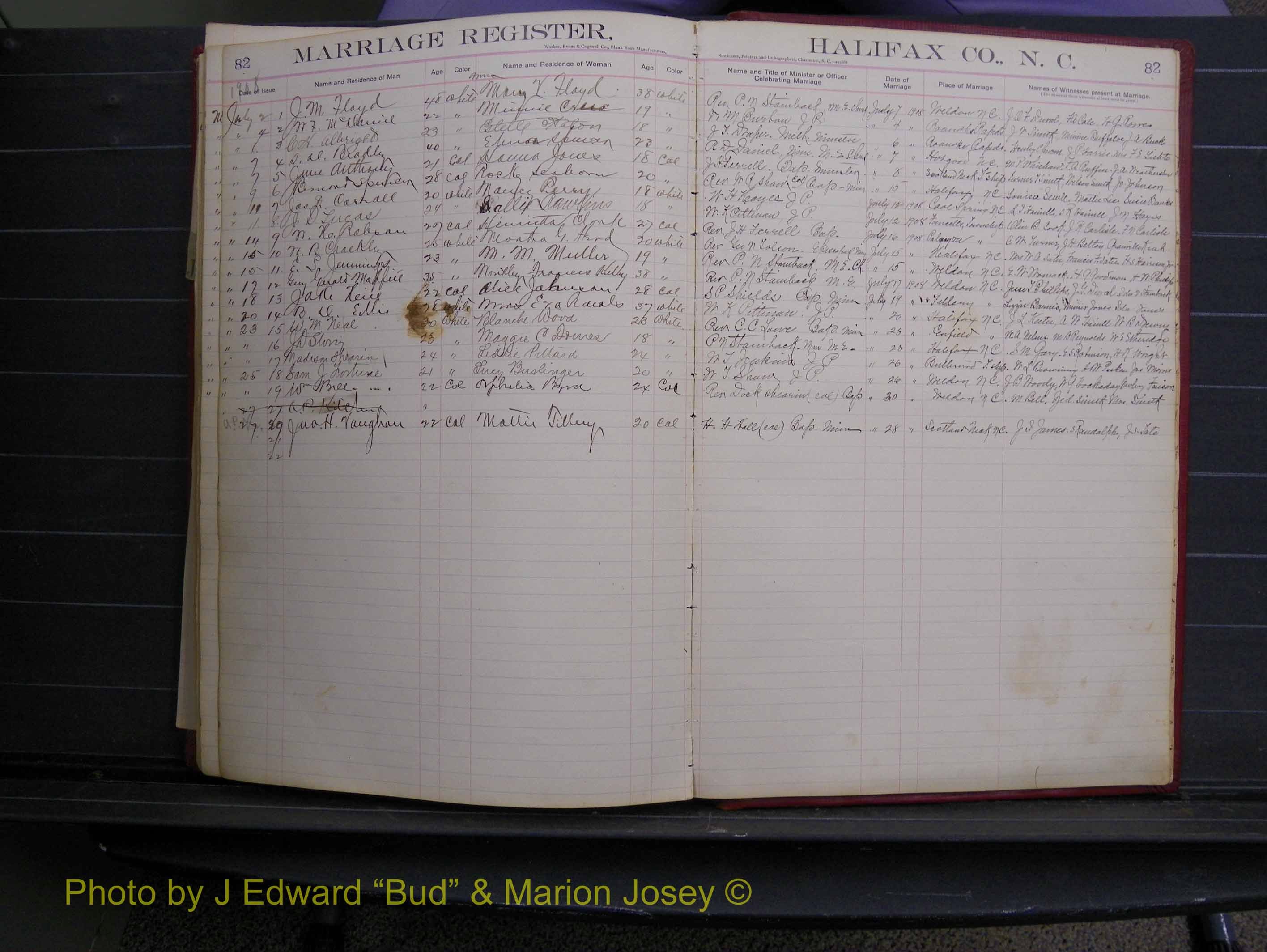 Halifax Marriage Book 6A, 1903-1909 P 82.JPG