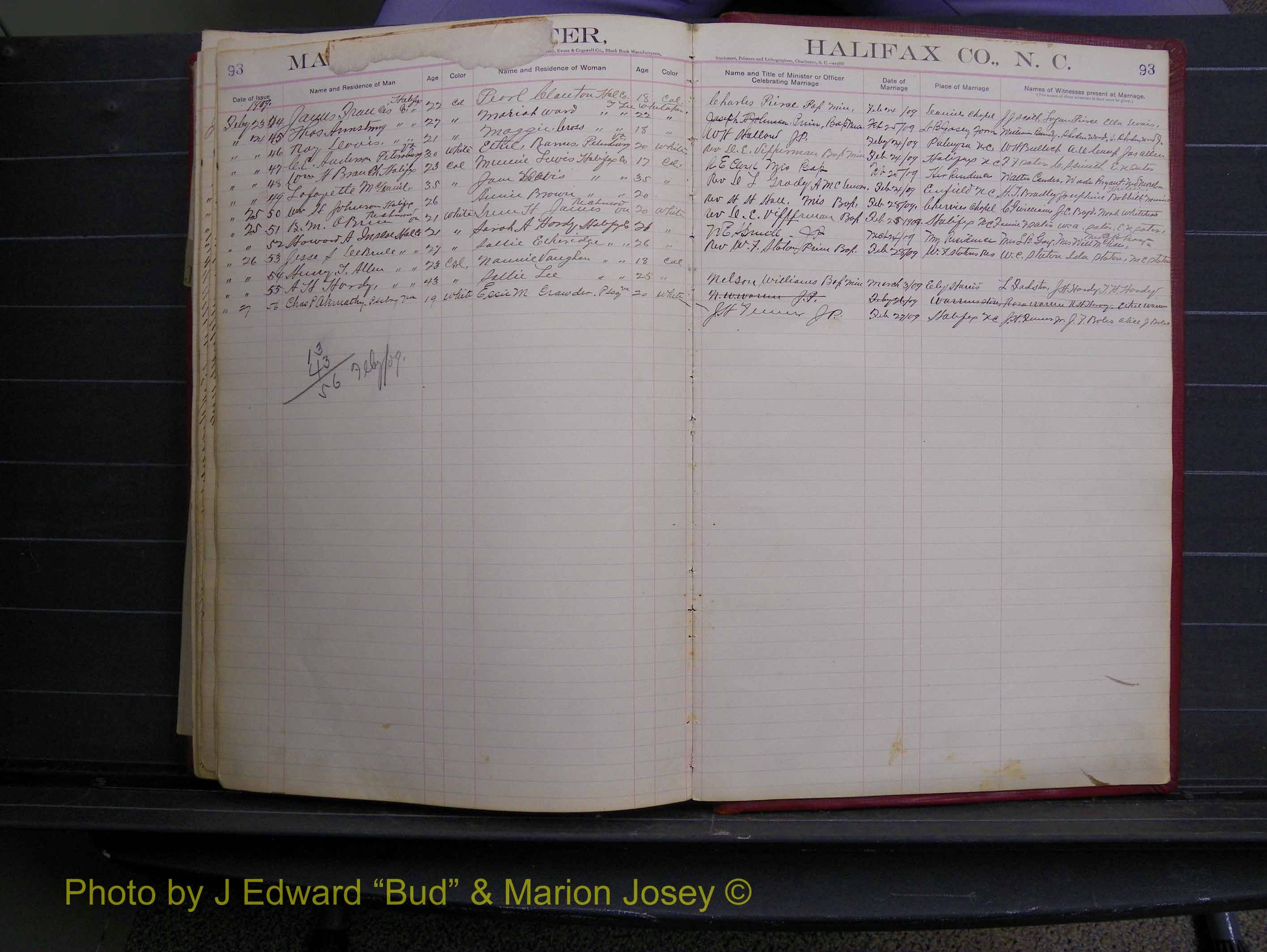 Halifax Marriage Book 6A, 1903-1909 P 93.JPG