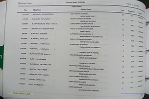 Henderson Co, NC, Births, A - Z, 2000 - 2010, (406).JPG