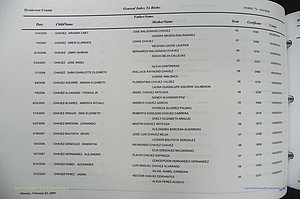 Henderson Co, NC, Births, A - Z, 2000 - 2010, (428).JPG