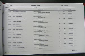 Henderson Co, NC, Births, A - Z, 2000 - 2010, (431).JPG