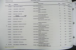 Henderson Co, NC, Births, A - Z, 2000 - 2010, (438).JPG