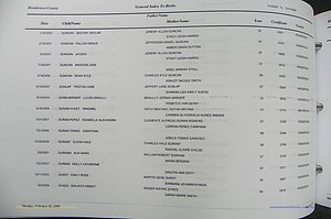 Henderson Co, NC, Births, A - Z, 2000 - 2010, (448).JPG