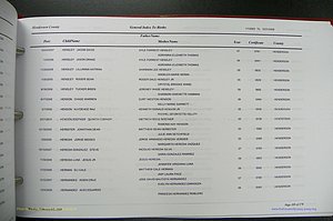 Henderson Co, NC, Births, A - Z, 2000 - 2010, (487).JPG