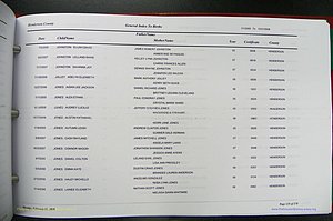 Henderson Co, NC, Births, A - Z, 2000 - 2010, (507).JPG