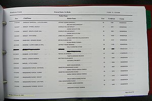 Henderson Co, NC, Births, A - Z, 2000 - 2010, (531).JPG