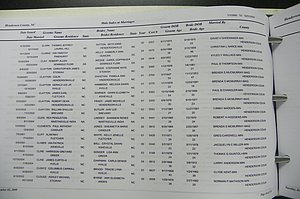 Henderson Co, NC, Marriages Male & Female, 2000 - 2004, (039).JPG